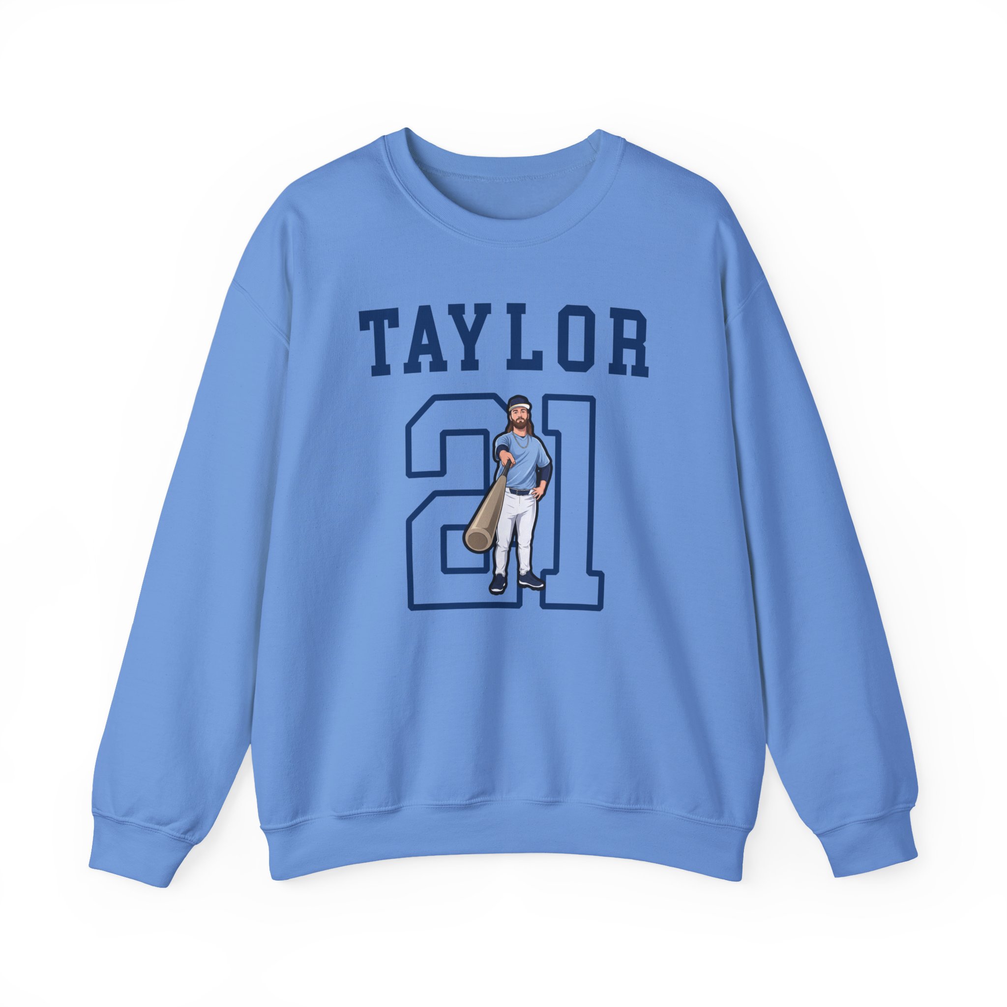 Crewneck Sweatshirt — character_shirsey in Blue