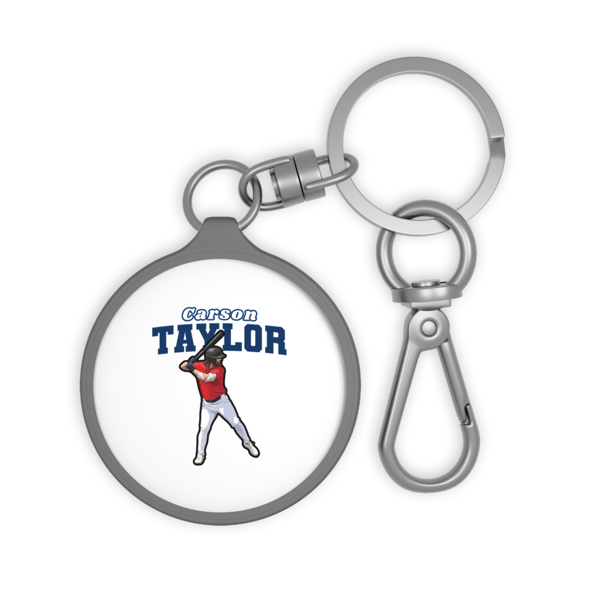 Keychain — character_name_arch in Grey