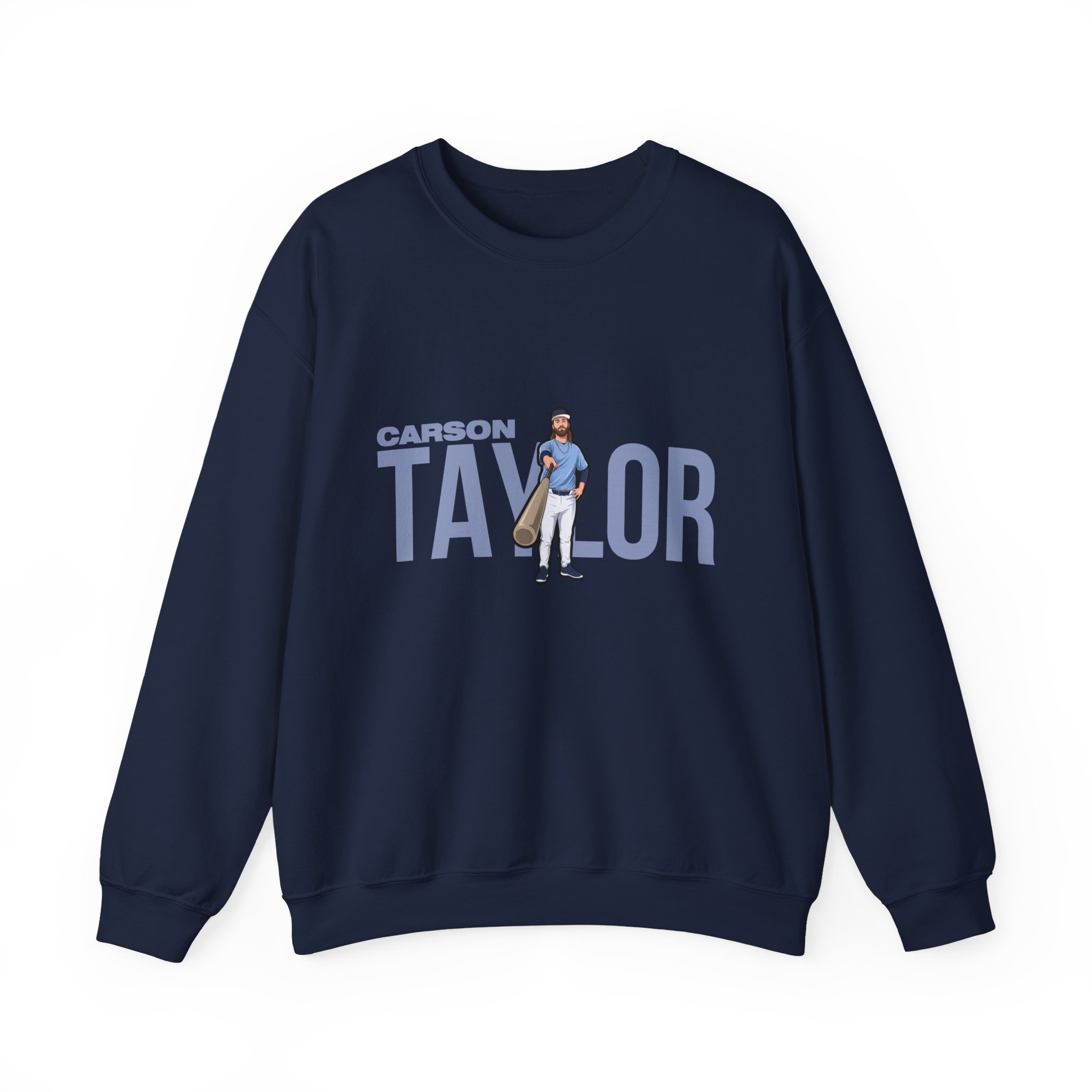 Crewneck Sweatshirt — character_player_name in Navy