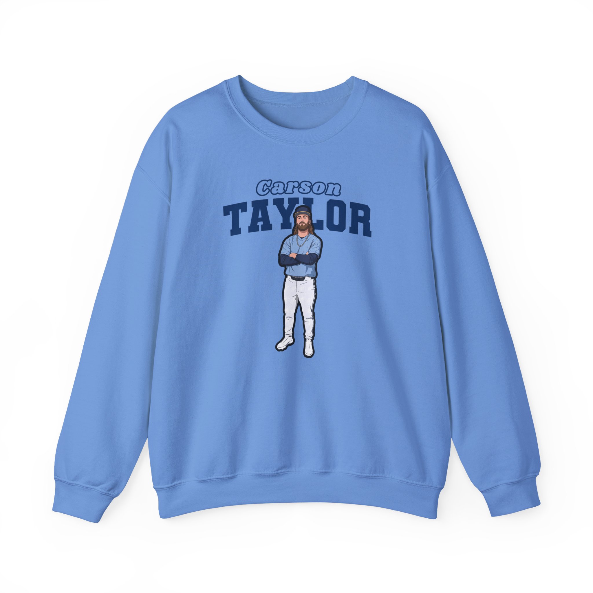 Crewneck Sweatshirt — character_name_arch in Blue