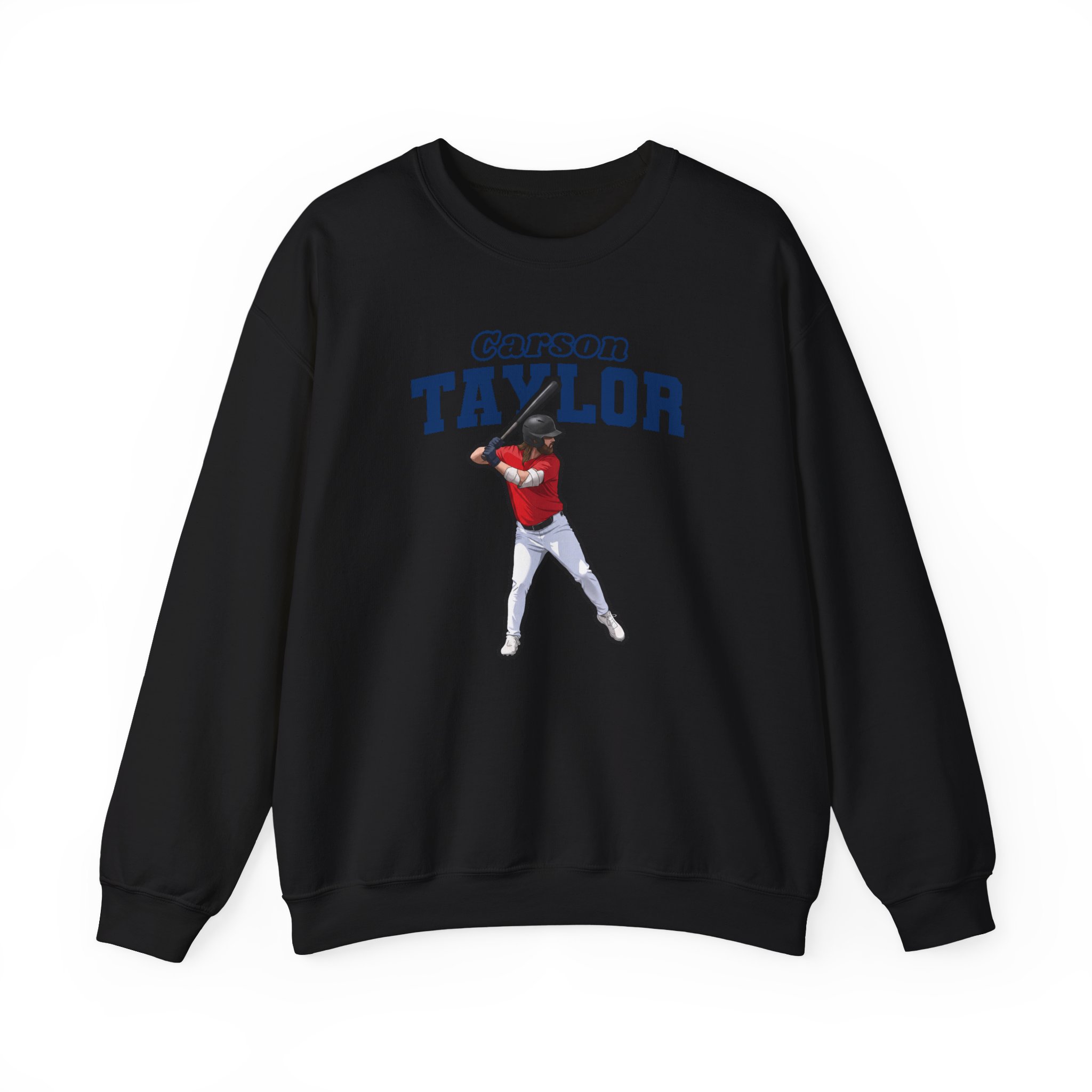 Crewneck Sweatshirt — character_name_arch in Black