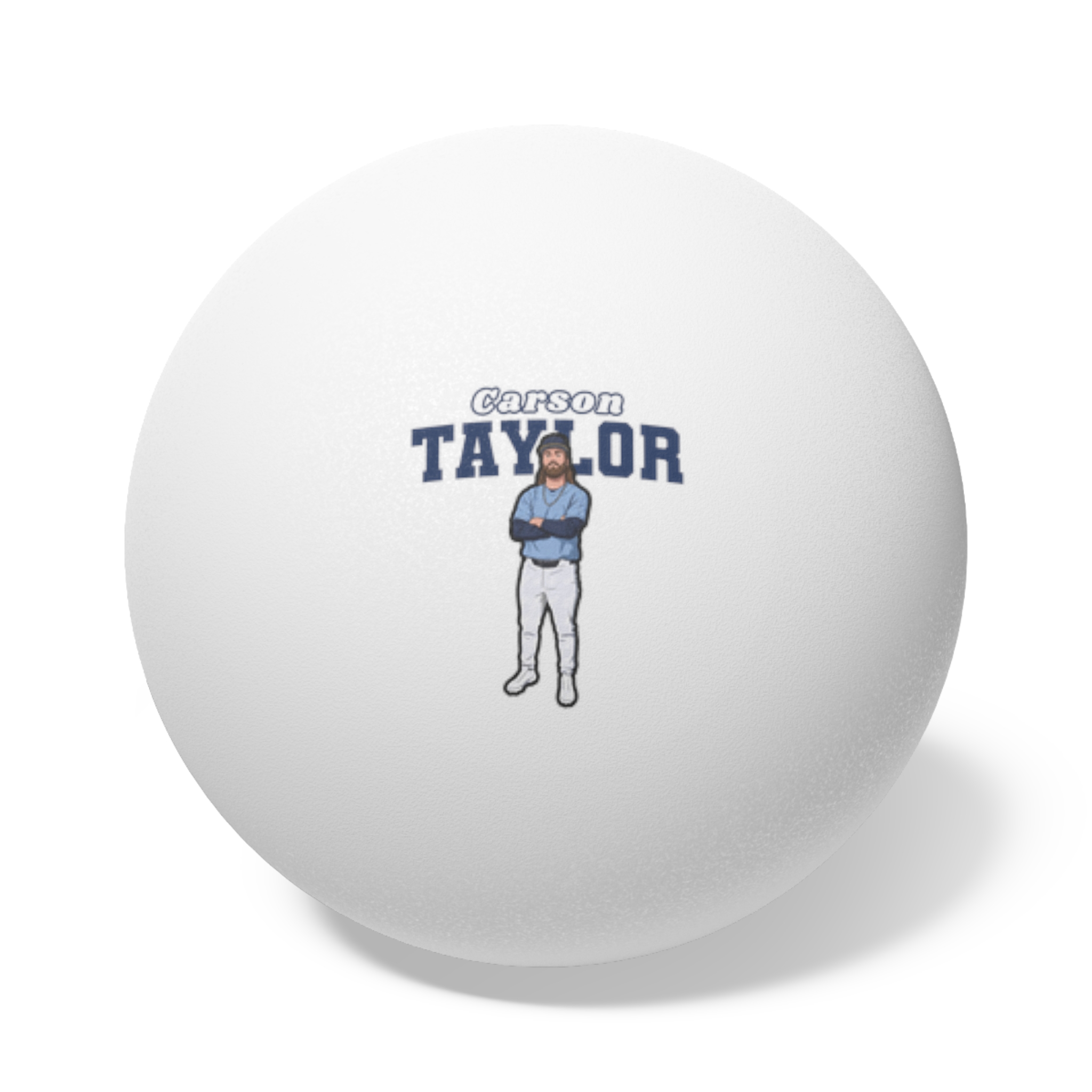 Ping Pong Balls, 6 pcs — character_name_arch in White