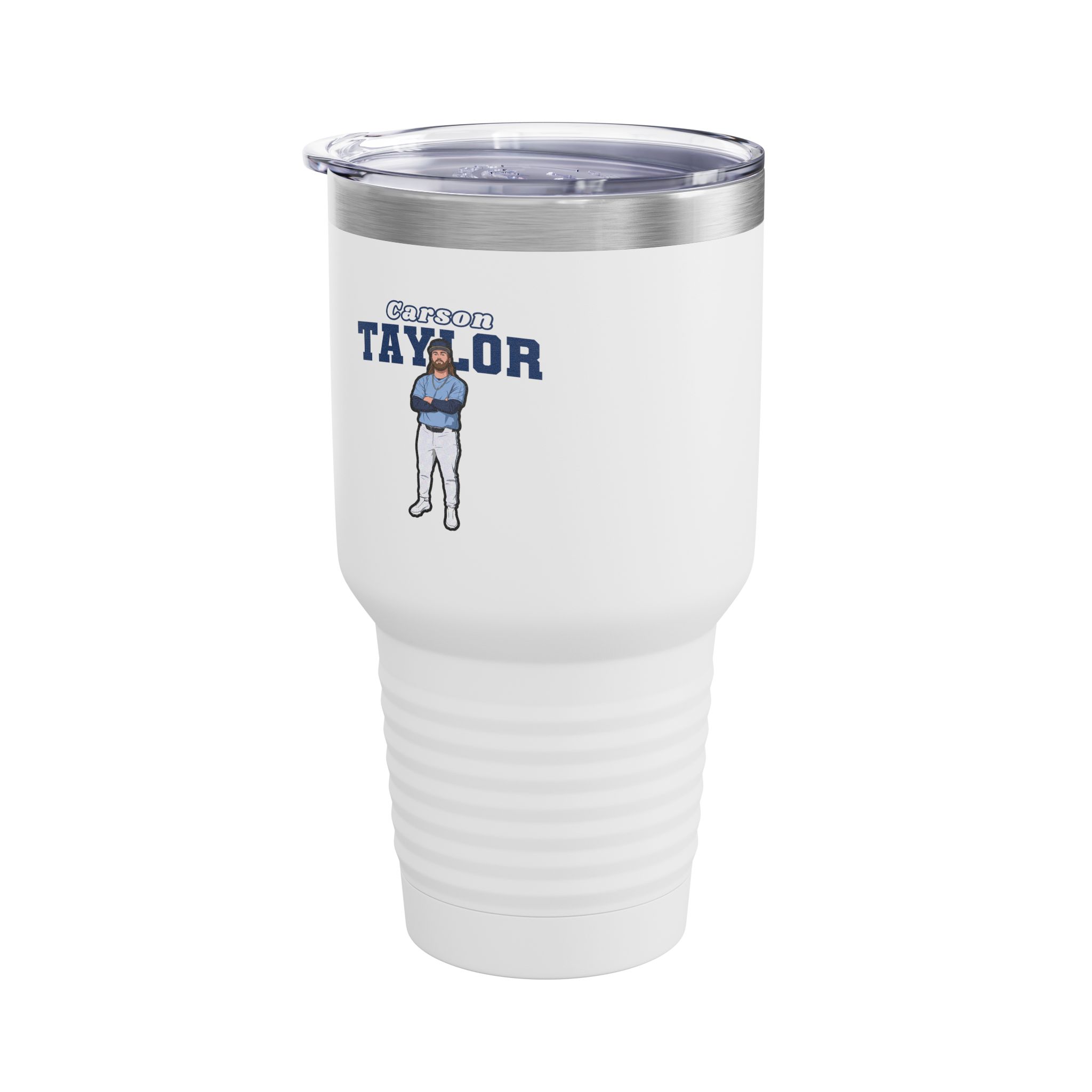 30oz Tumbler — character_name_arch in White