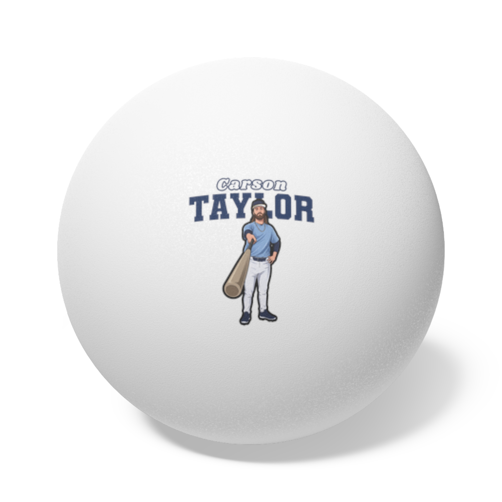 Ping Pong Balls, 6 pcs — character_name_arch in White
