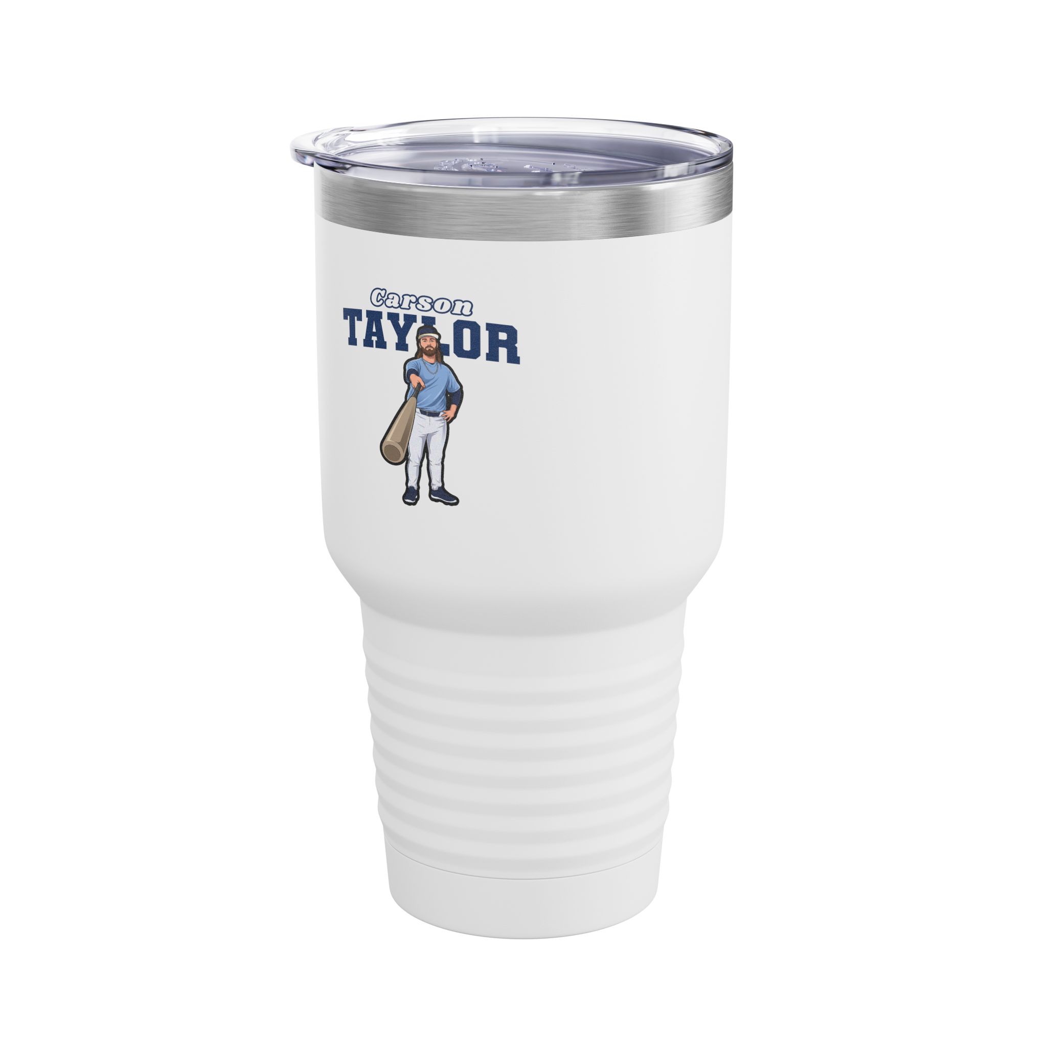 30oz Tumbler — character_name_arch in White