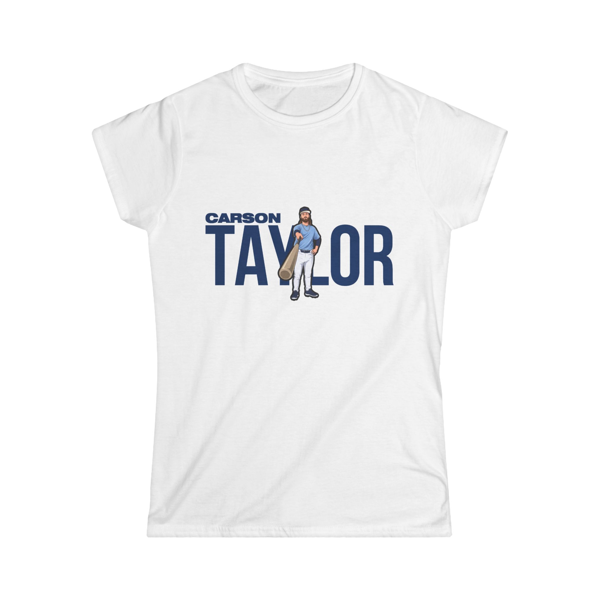 Women's Softstyle Tee — character_player_name in White