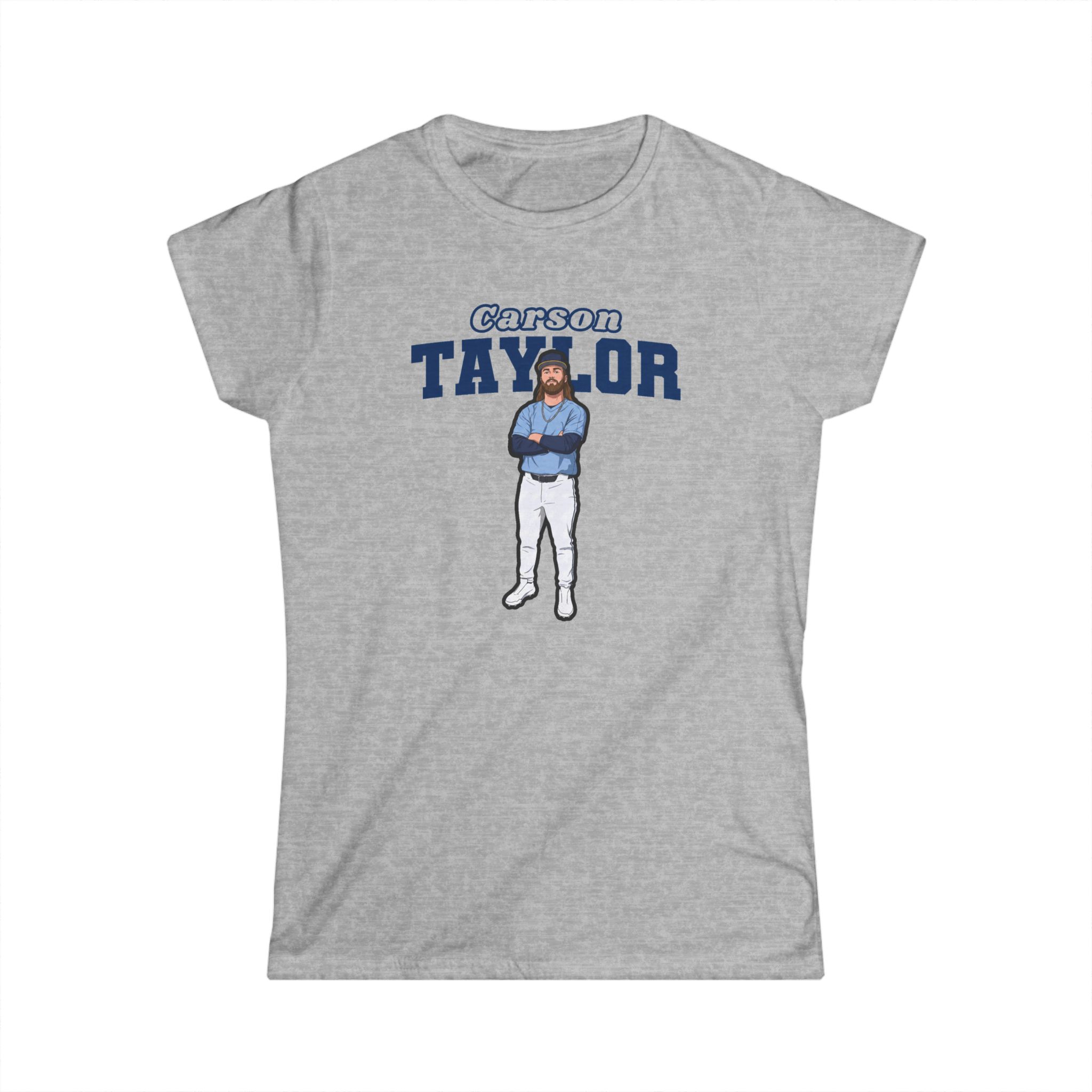 Women's Softstyle Tee — character_name_arch in Grey