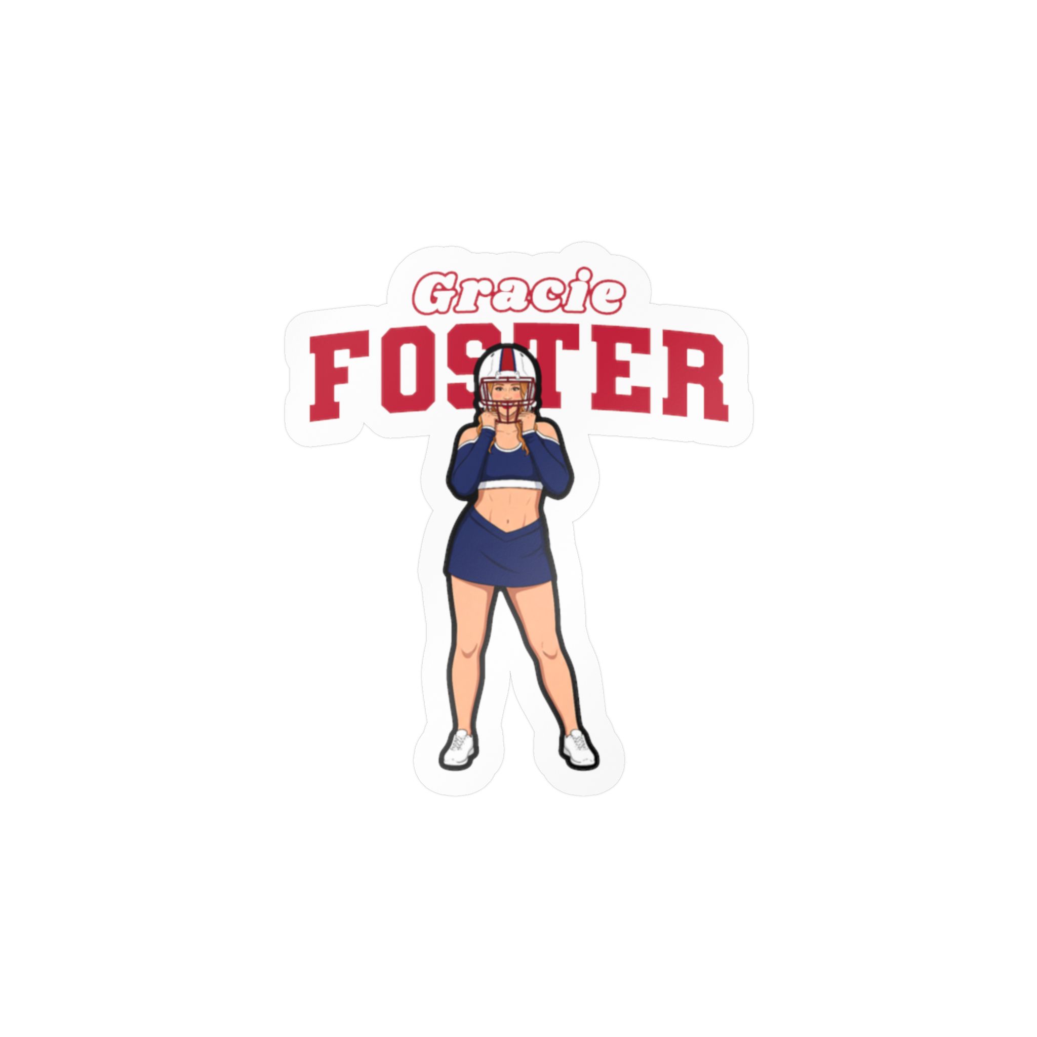Vinyl Sticker — character_name_arch in Classic