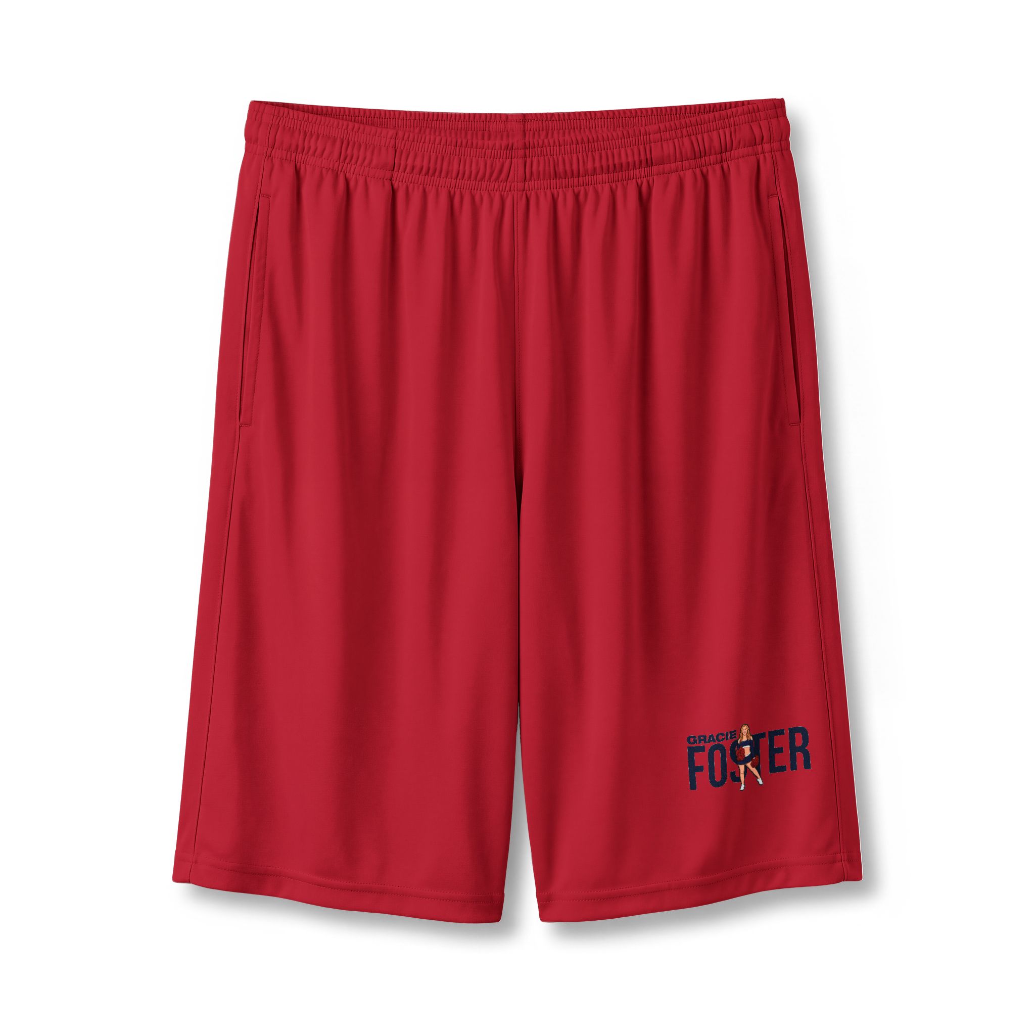 Shorts — character_player_name in Red