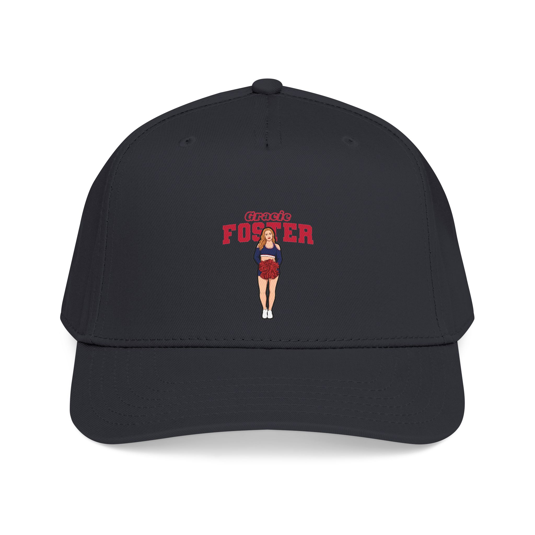 Baseball Cap — character_name_arch in Black