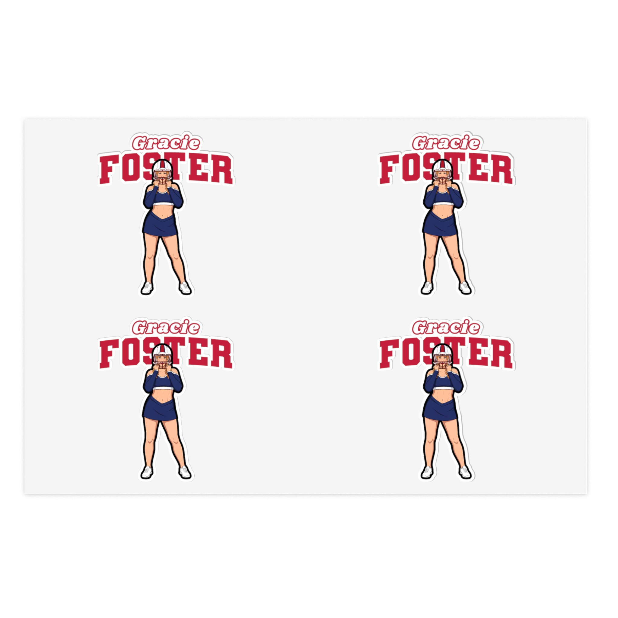 Sticker Sheet — character_name_arch in Classic
