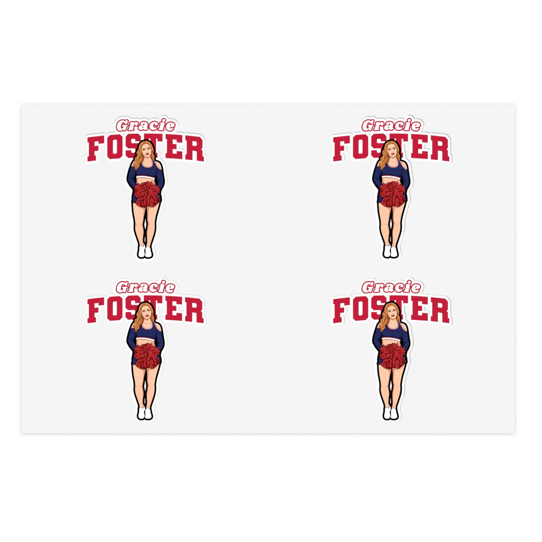 Sticker Sheet — character_name_arch in Classic