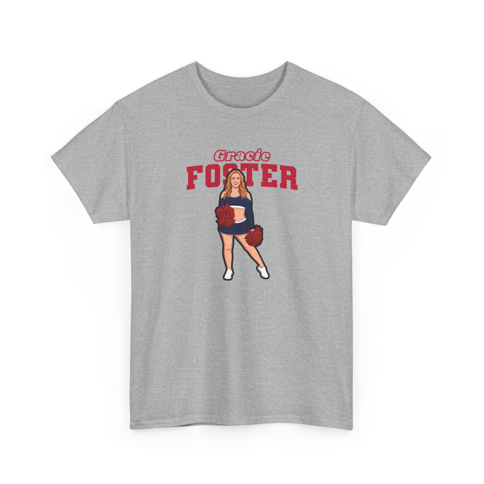 Tee — character_name_arch in Grey