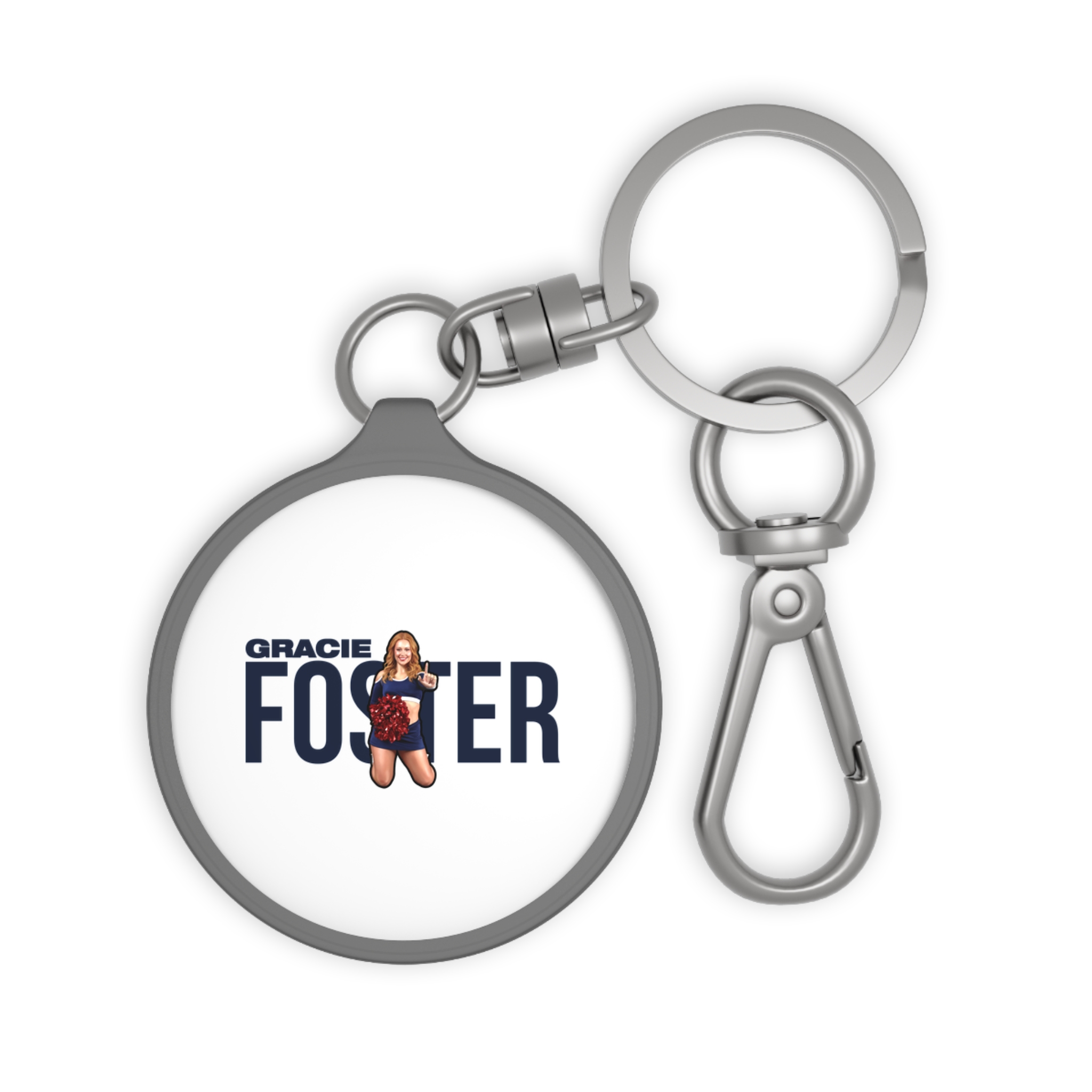 Keychain — character_player_name in Grey