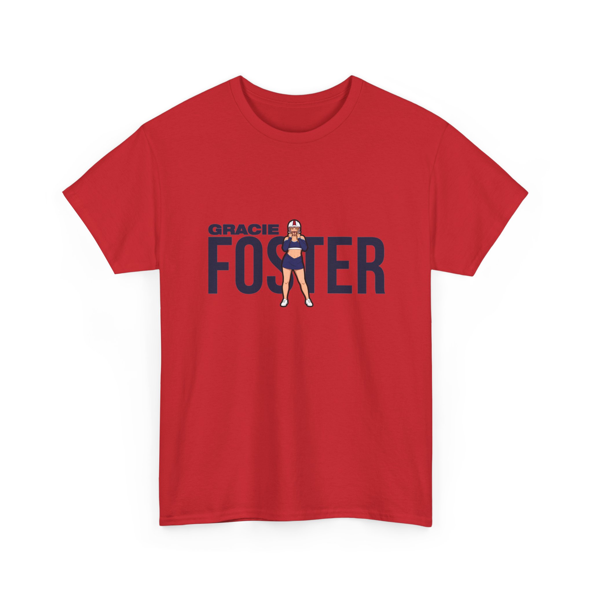 Tee — character_player_name in Red