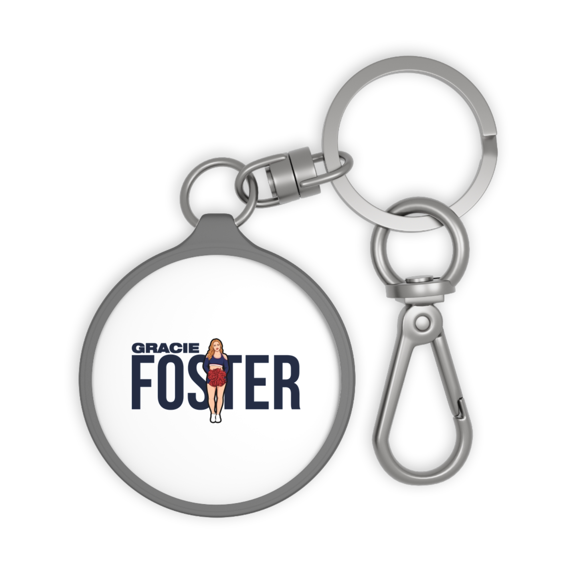 Keychain — character_player_name in Grey