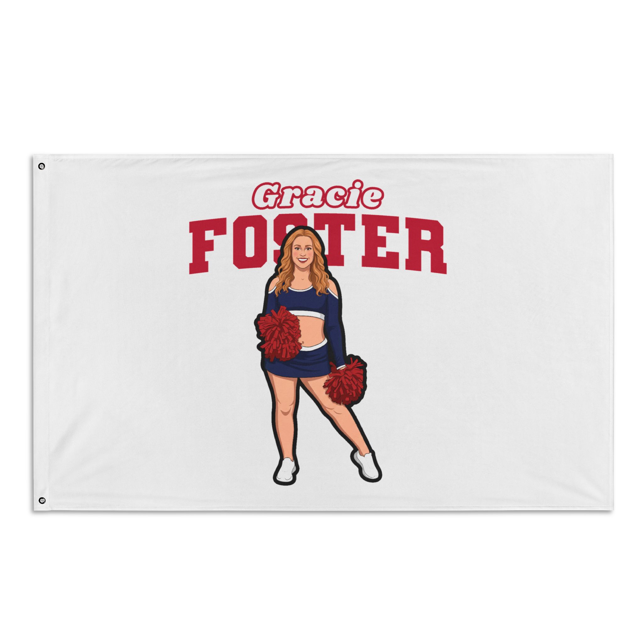 Flag (35 × 56 in) — character_name_arch in Classic