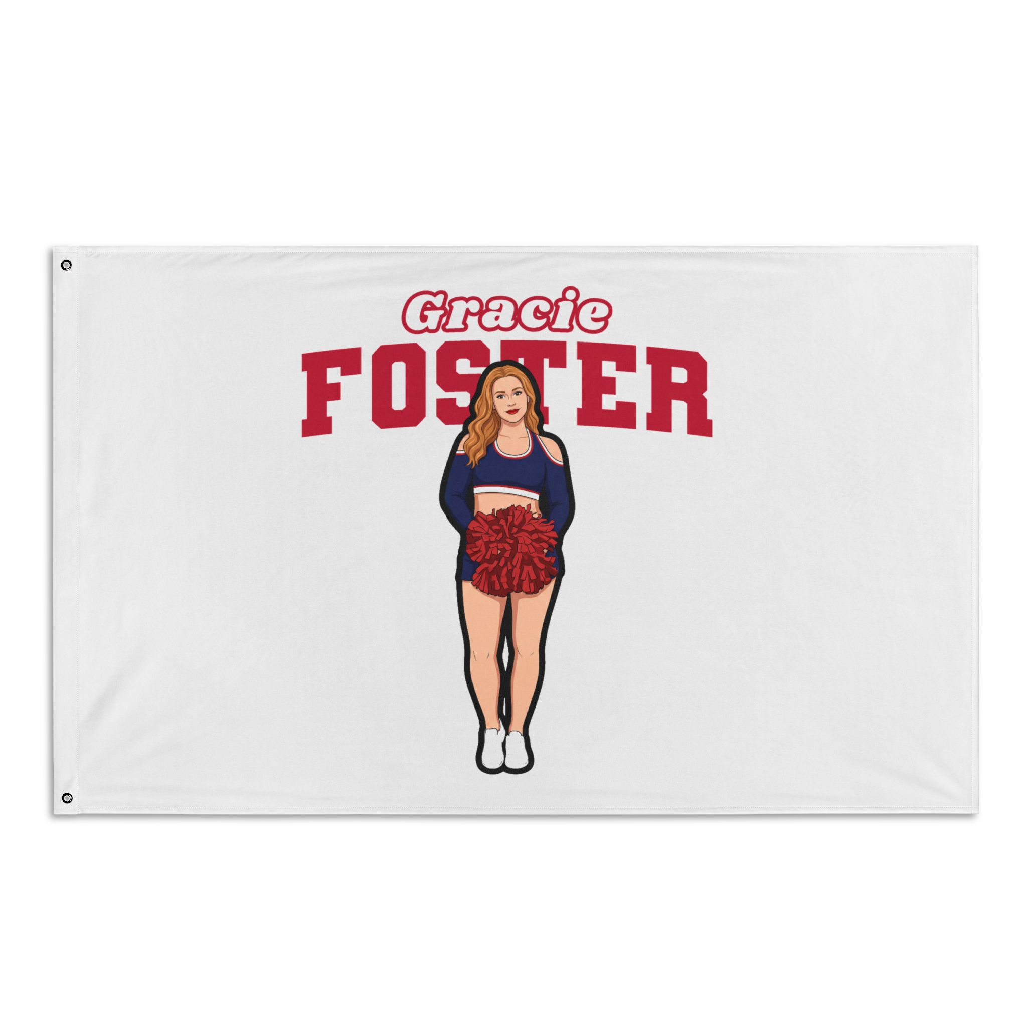 Flag (35 × 56 in) — character_name_arch in Classic