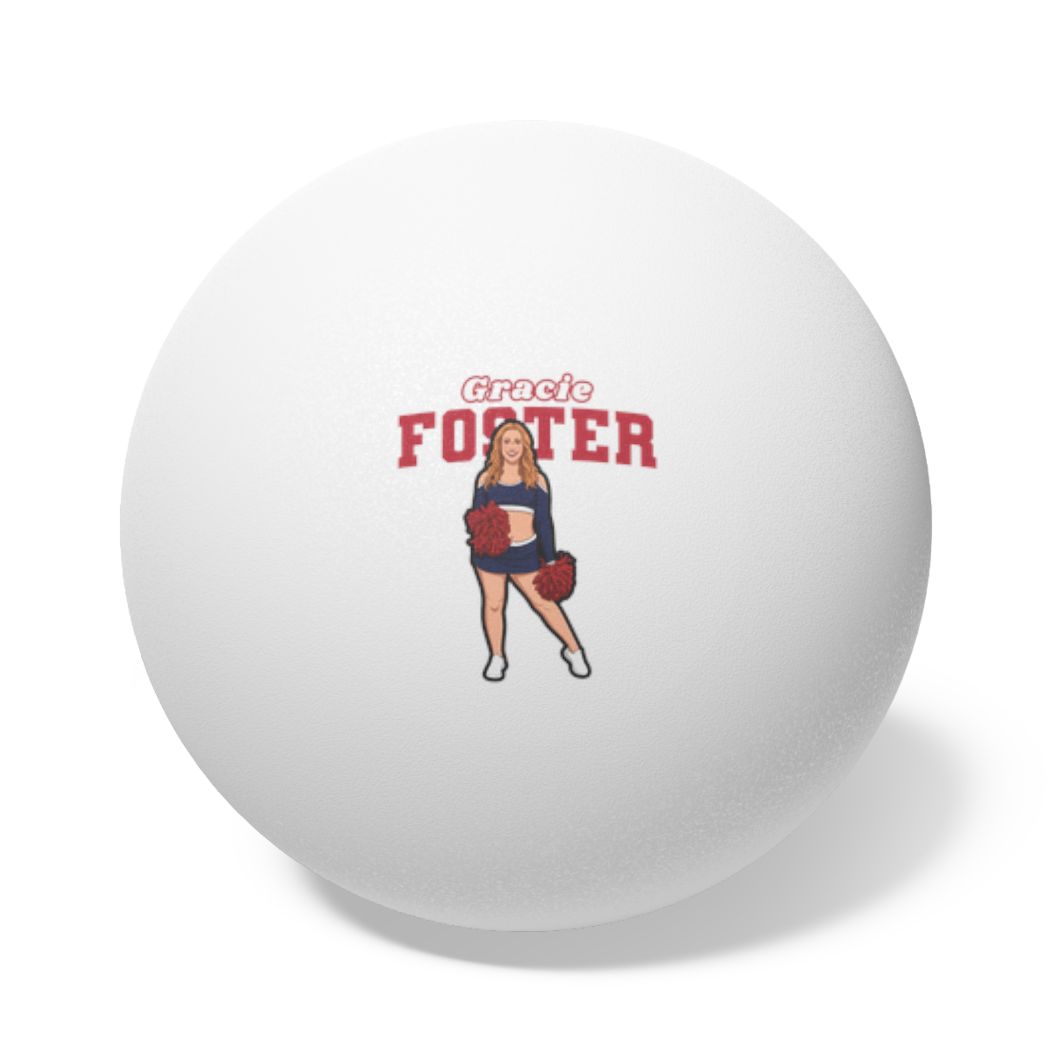Ping Pong Balls, 6 pcs — character_name_arch in White