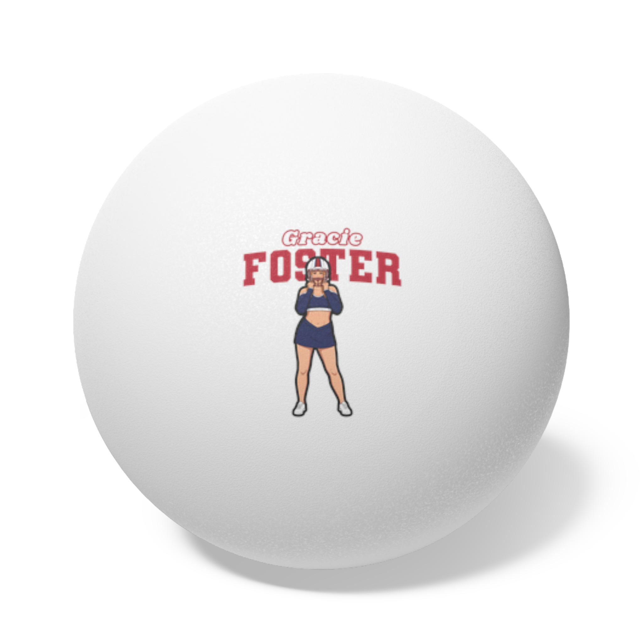 Ping Pong Balls, 6 pcs — character_name_arch in White