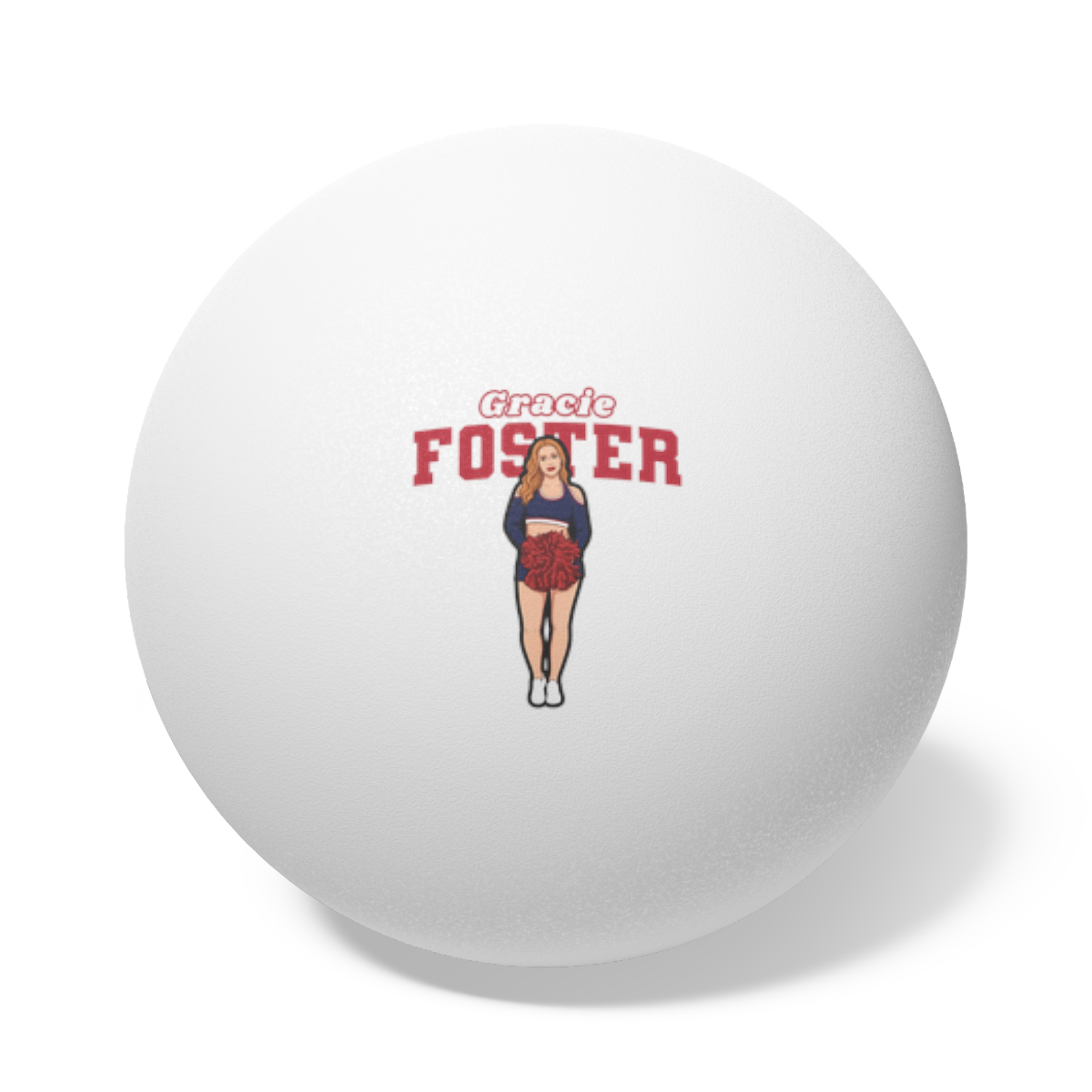 Ping Pong Balls, 6 pcs — character_name_arch in White
