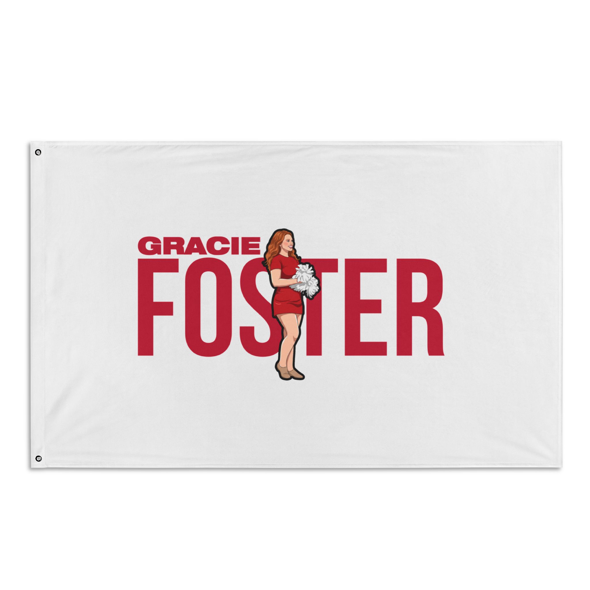 Flag (35 × 56 in) — character_player_name in Classic