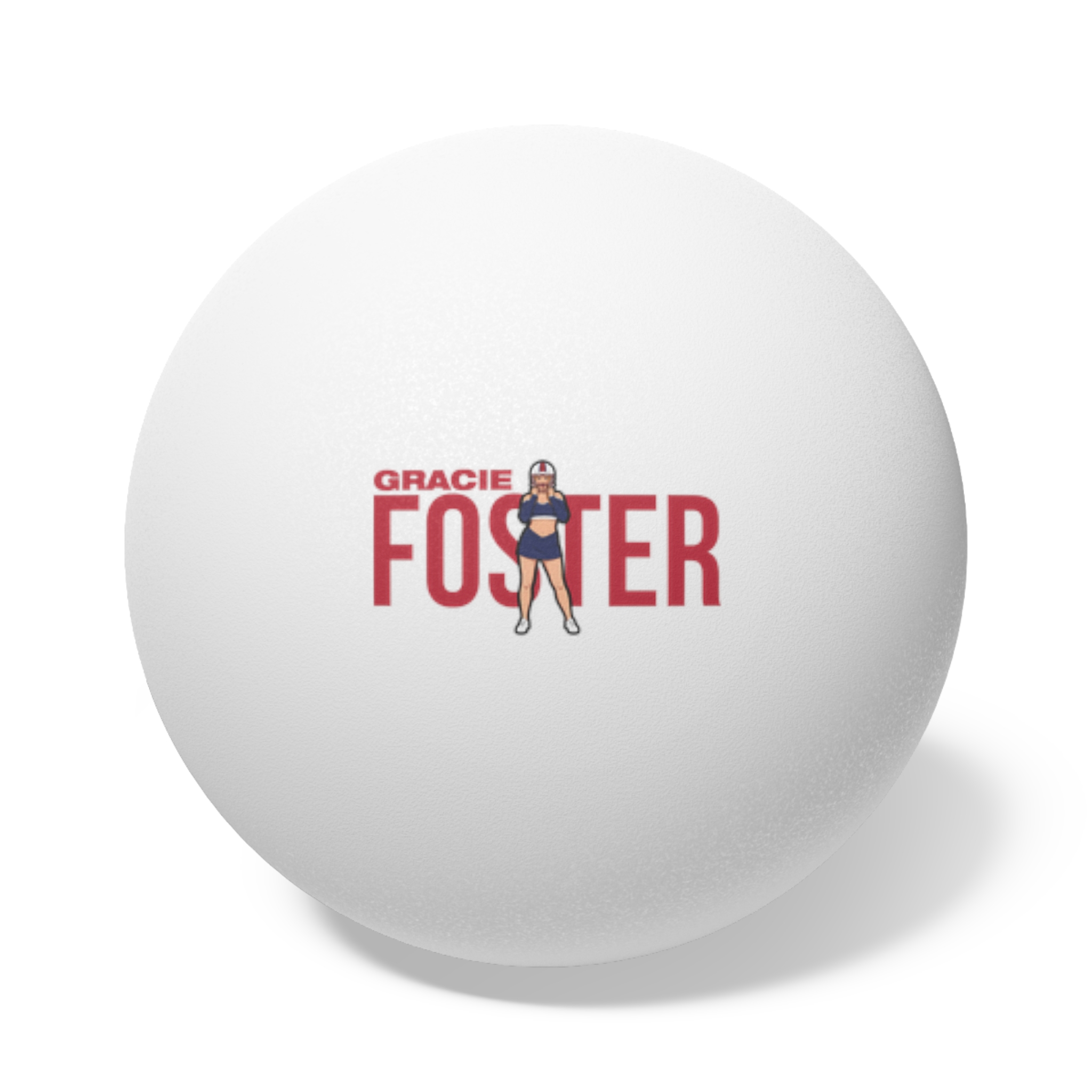 Ping Pong Balls, 6 pcs — character_player_name in White