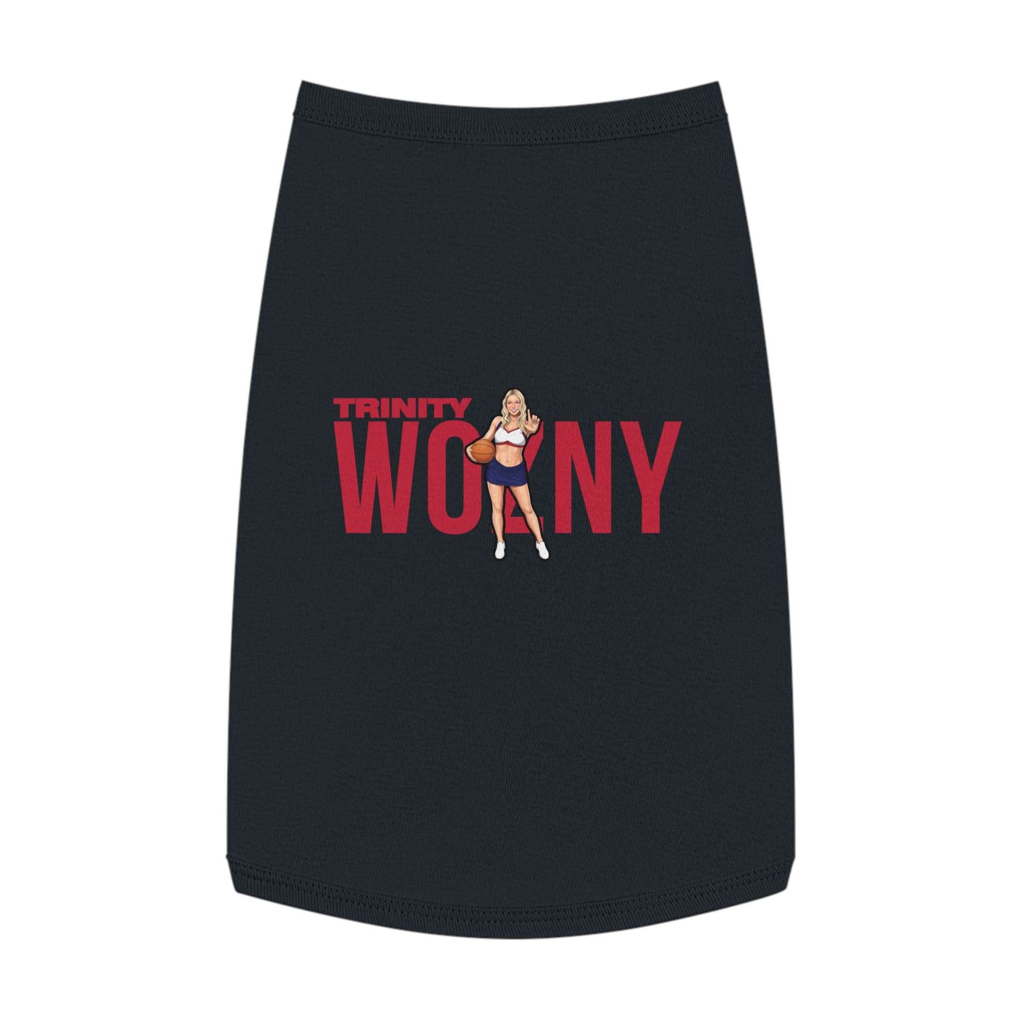 Pet Tank Top — character_player_name in White