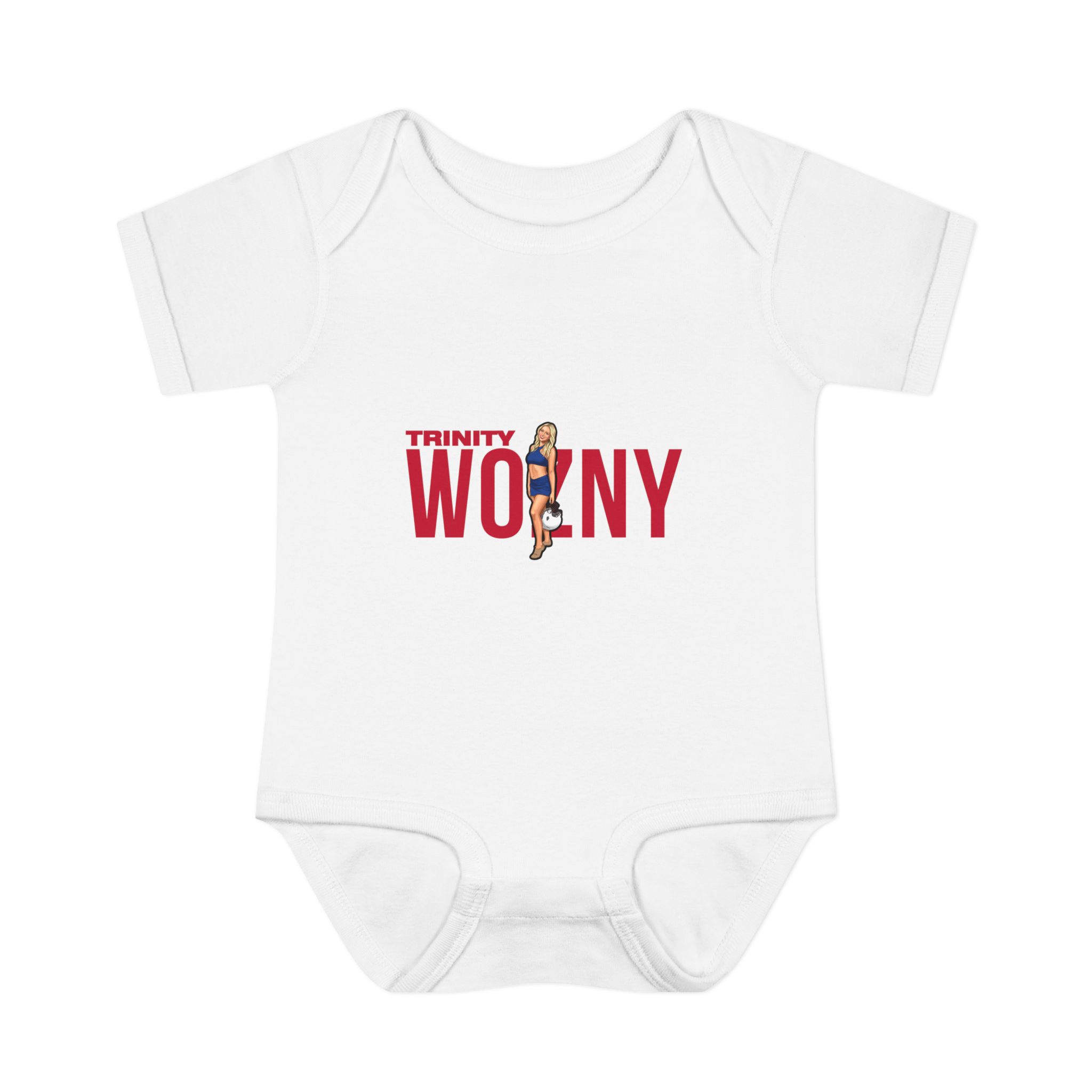 Baby Onesie — character_player_name in White