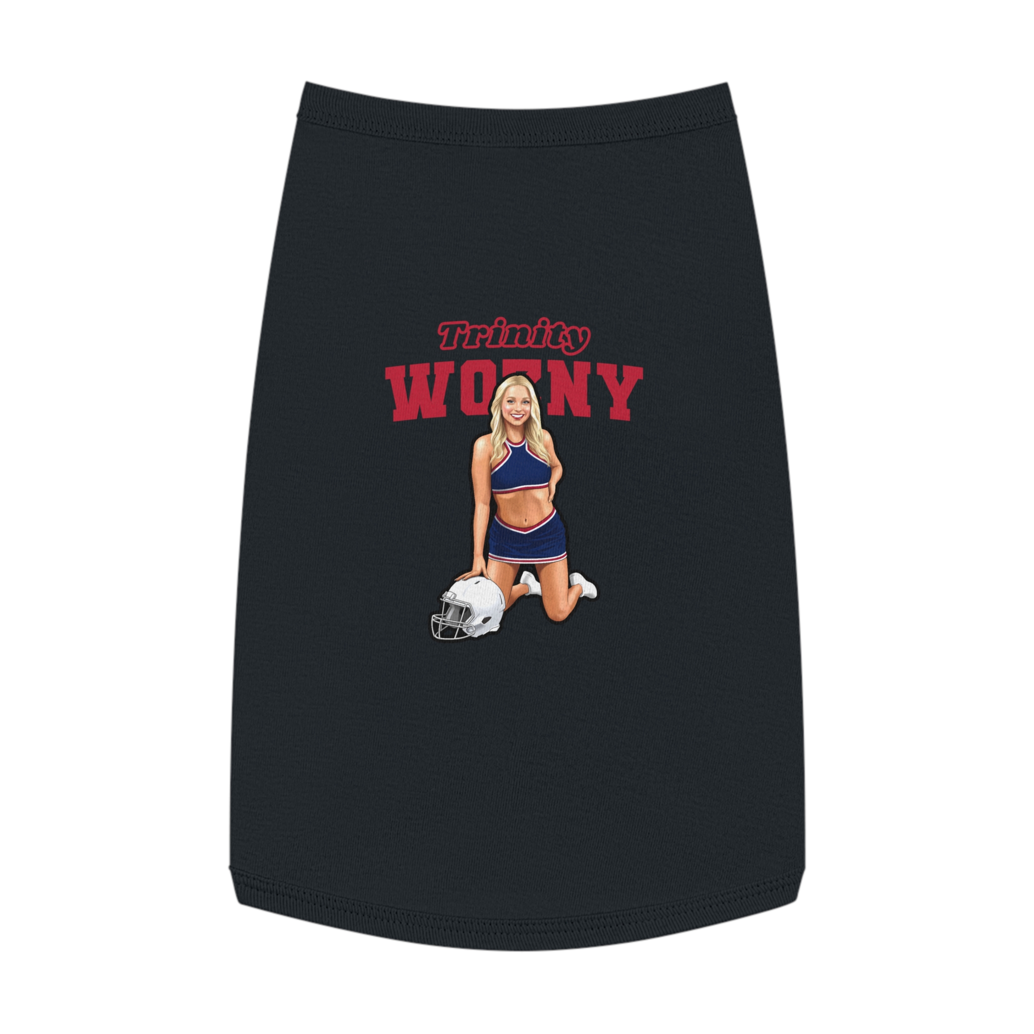 Pet Tank Top — character_name_arch in White