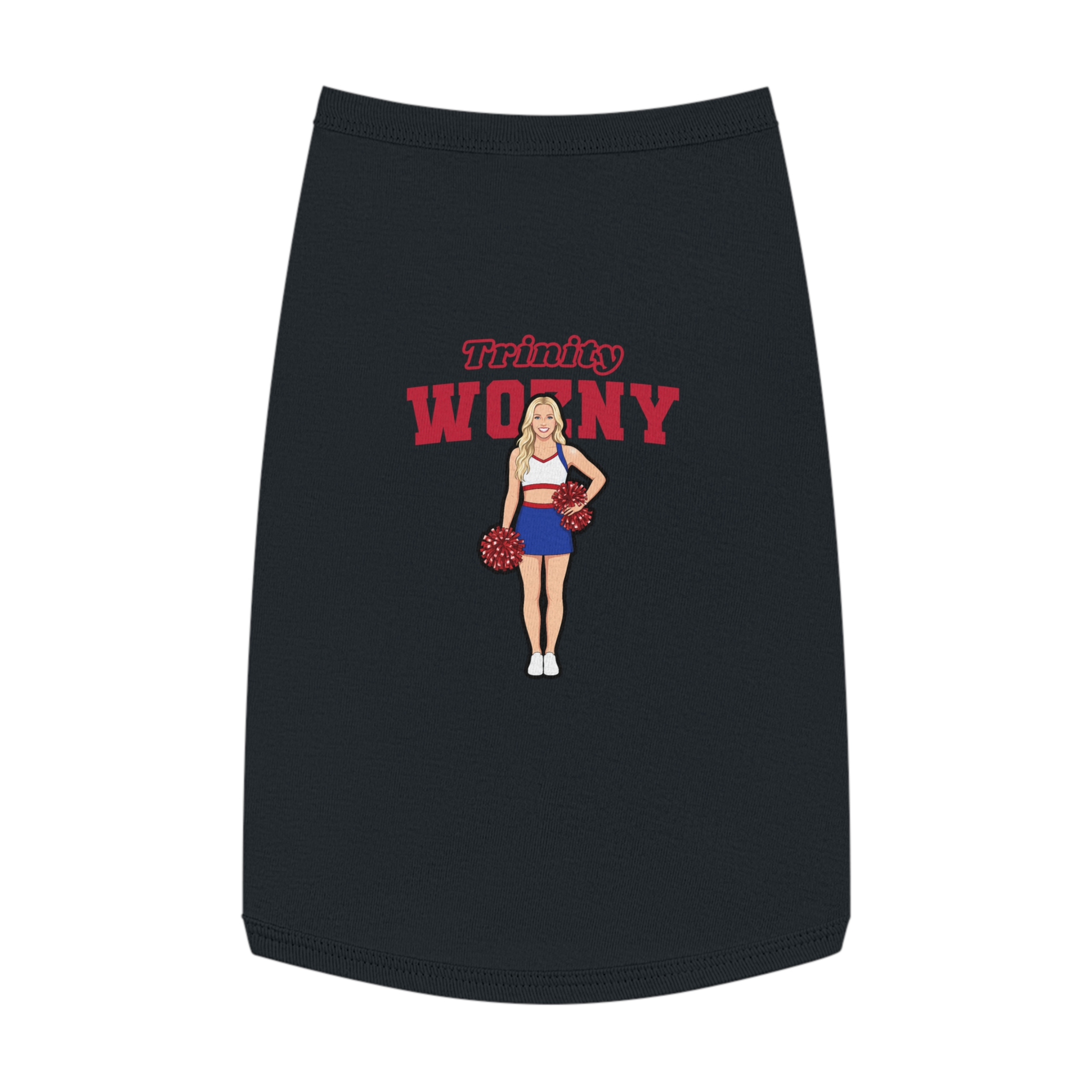 Pet Tank Top — character_name_arch in Black
