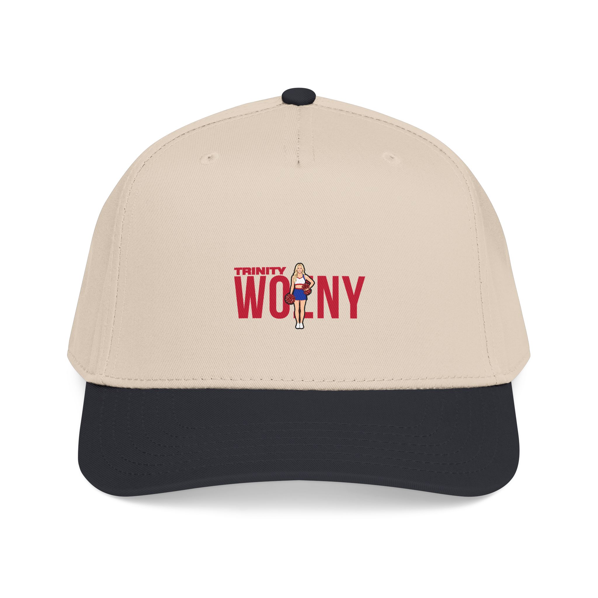 Baseball Cap — character_player_name in Black / Natural