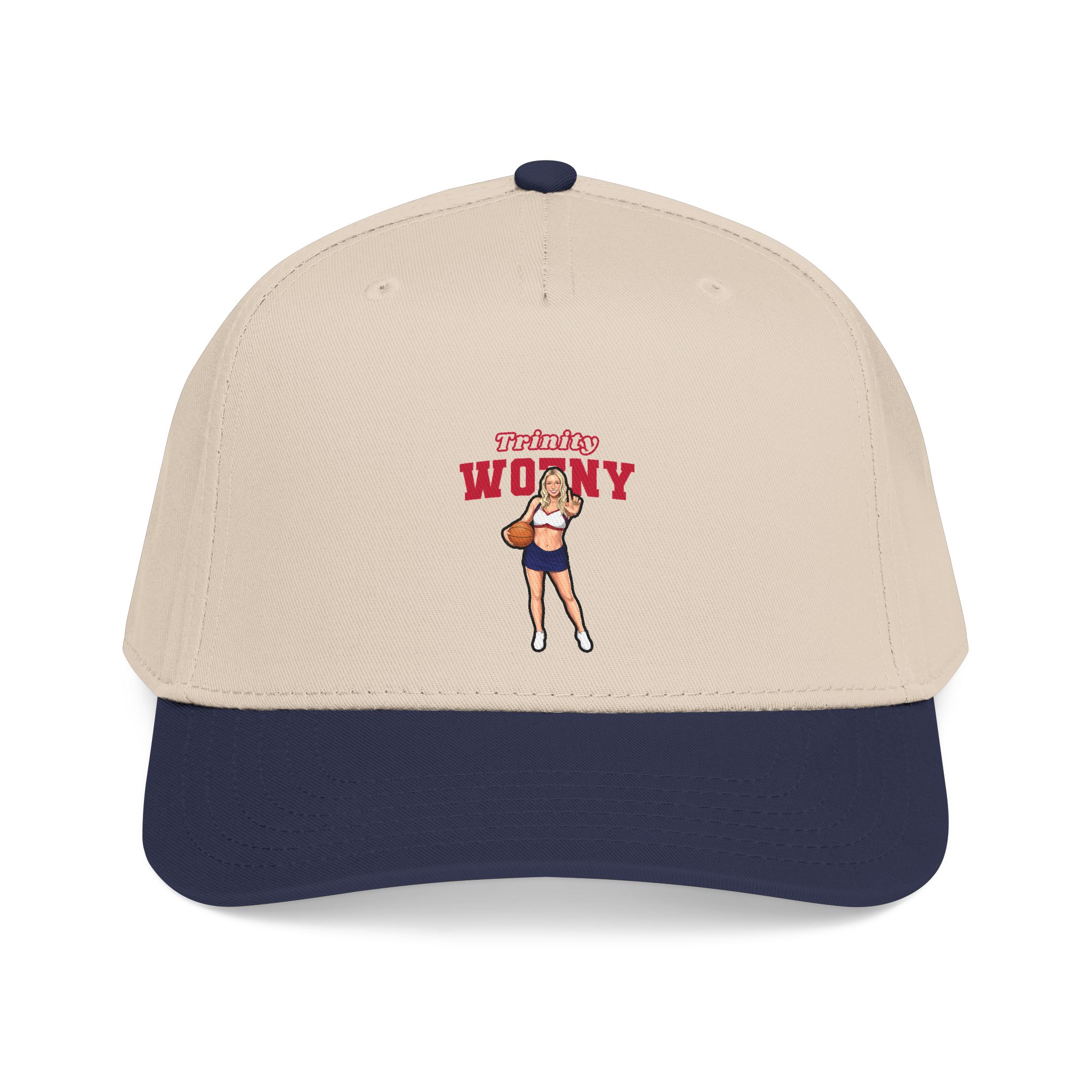 Baseball Cap — character_name_arch in Navy / Natural