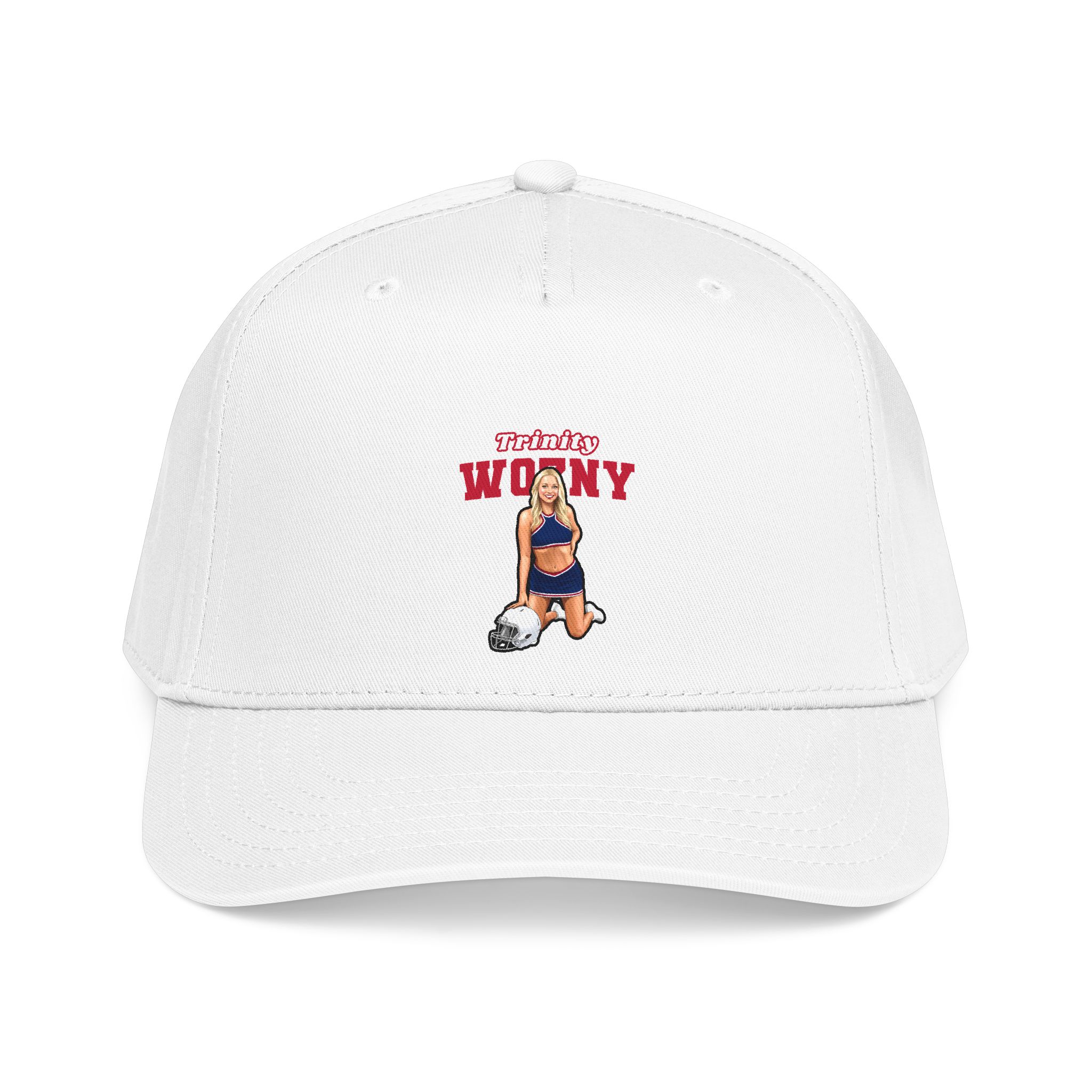 Baseball Cap — character_name_arch in White