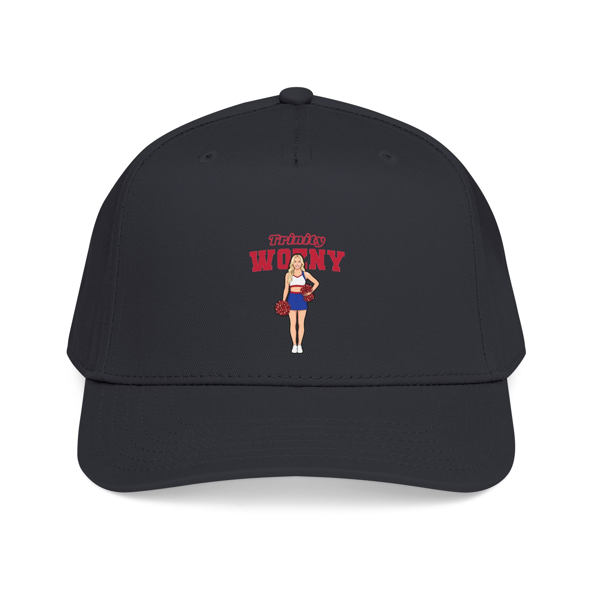 Baseball Cap — character_name_arch in Black