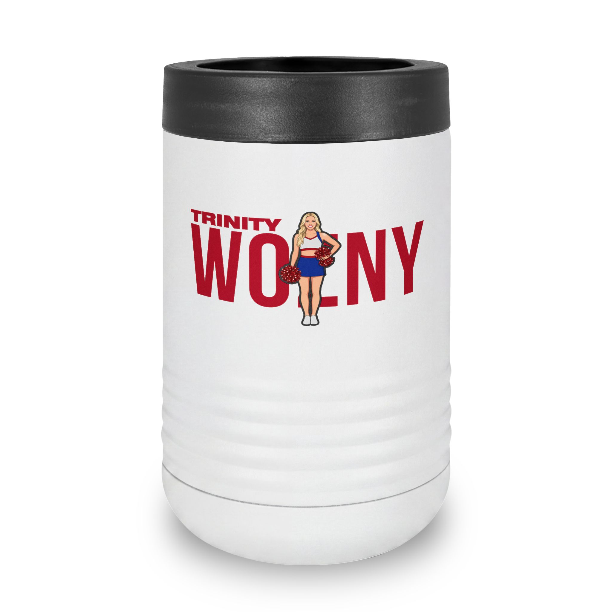 Stainless Can Cooler — character_player_name in White