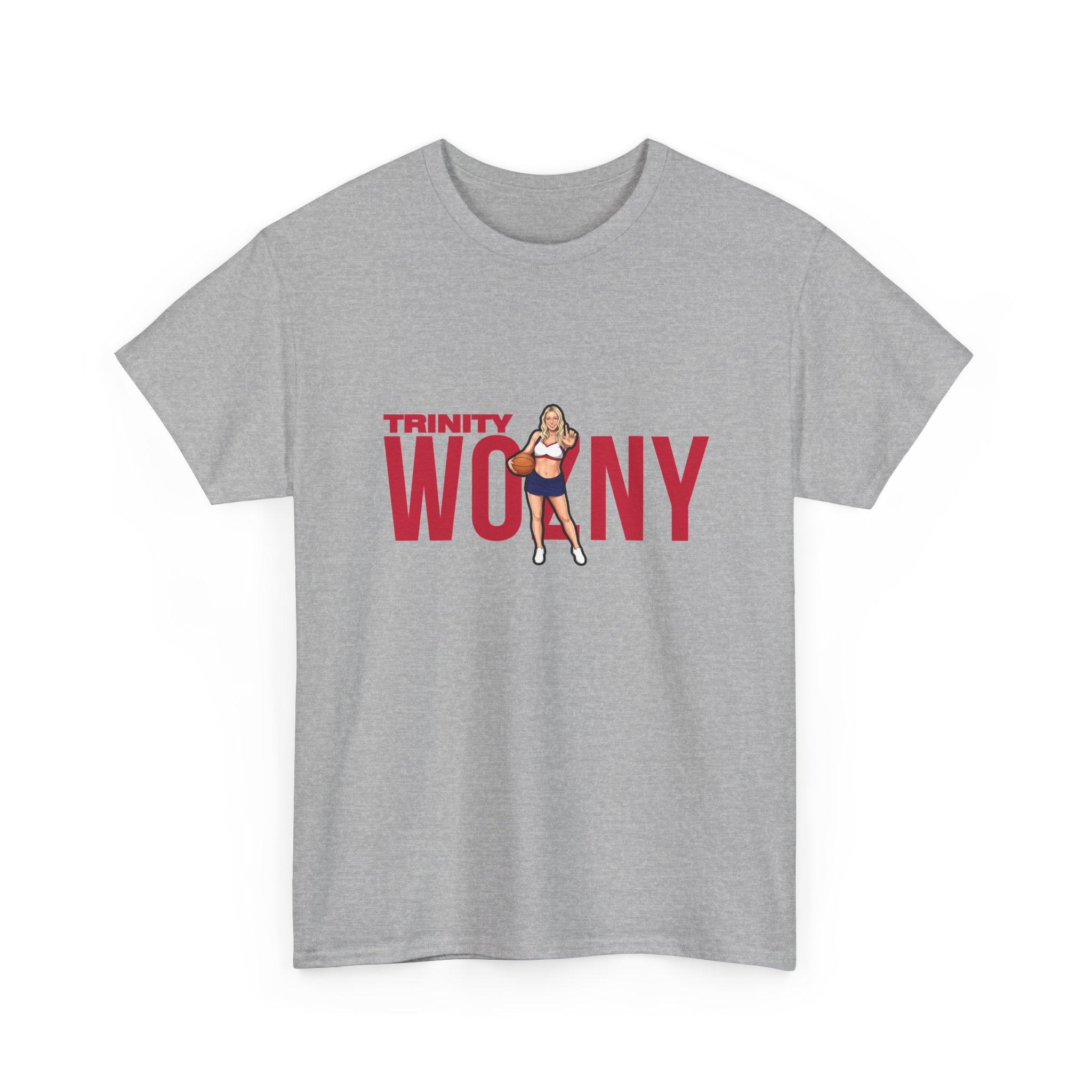 Tee — character_player_name in Grey