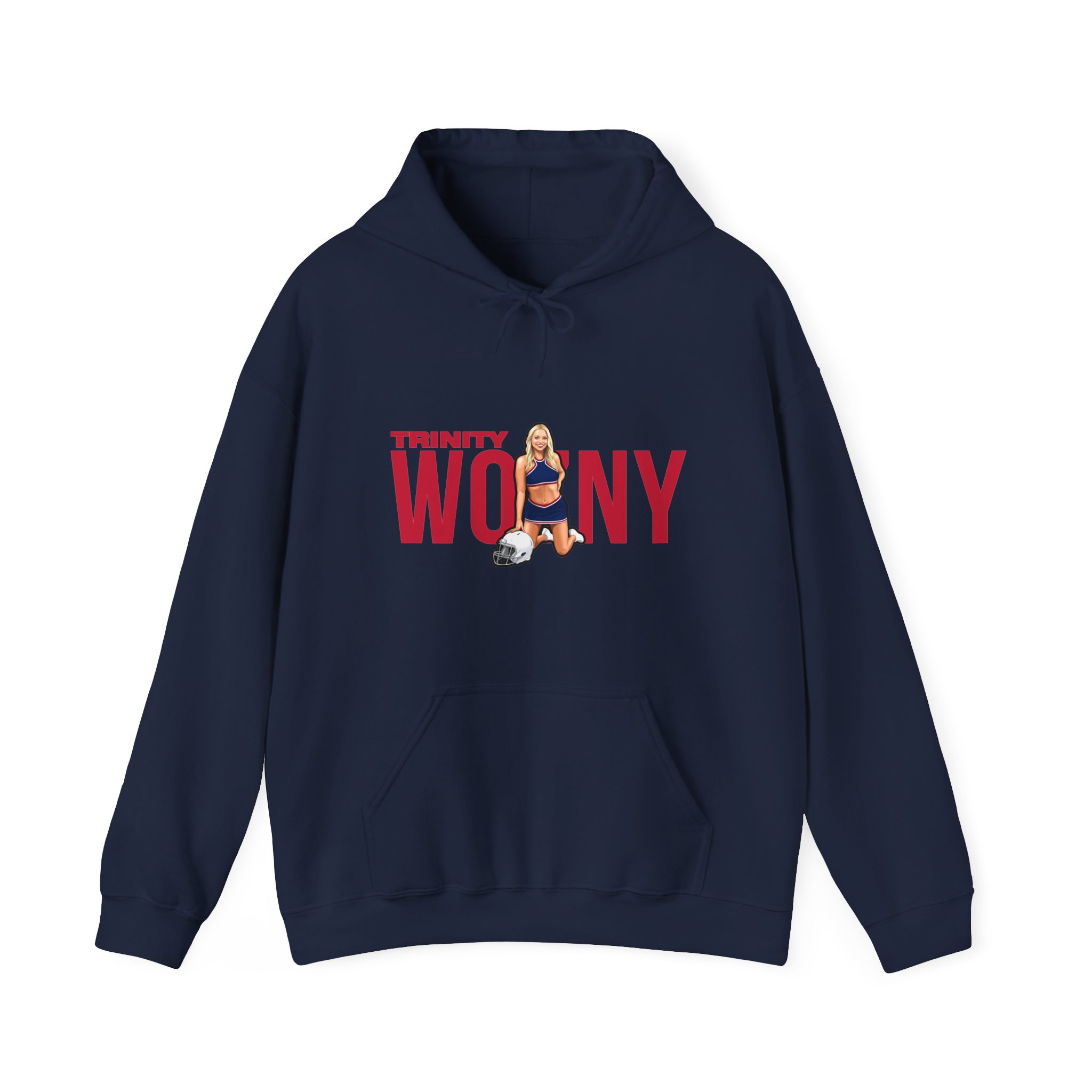 Hoodie — character_player_name in Navy