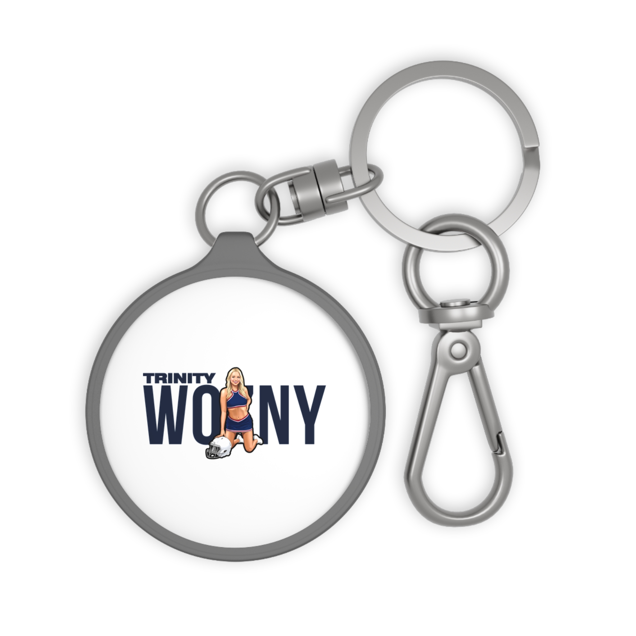 Keychain — character_player_name in Grey