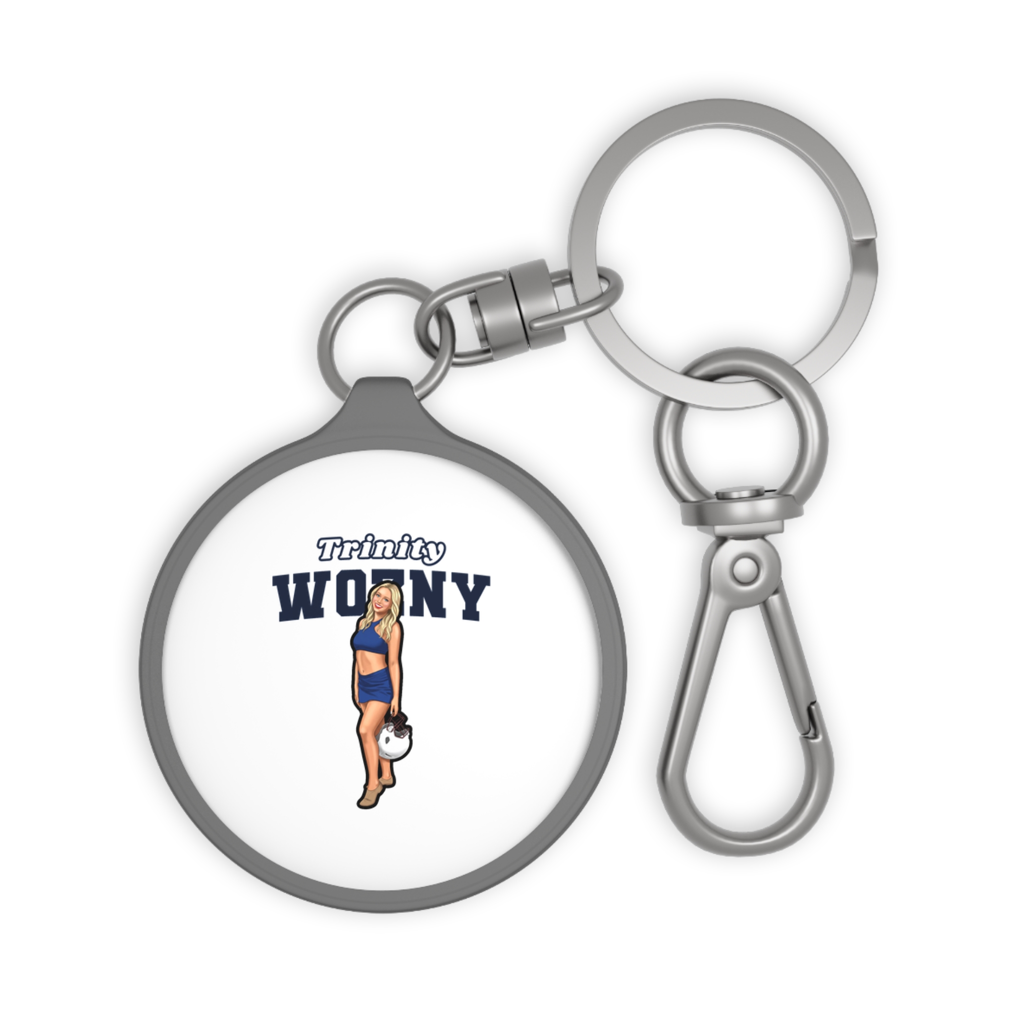 Keychain — character_name_arch in Grey