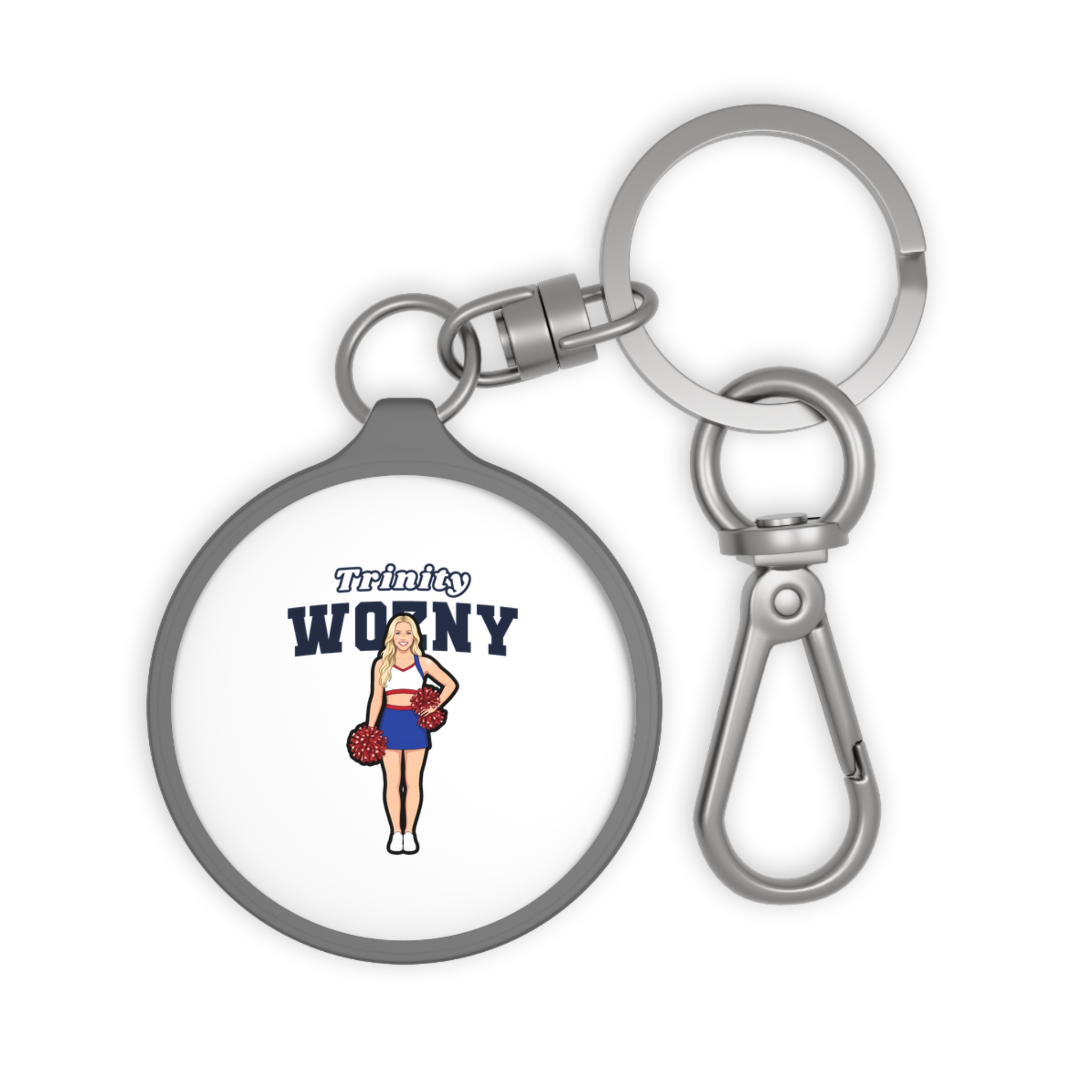 Keychain — character_name_arch in Grey
