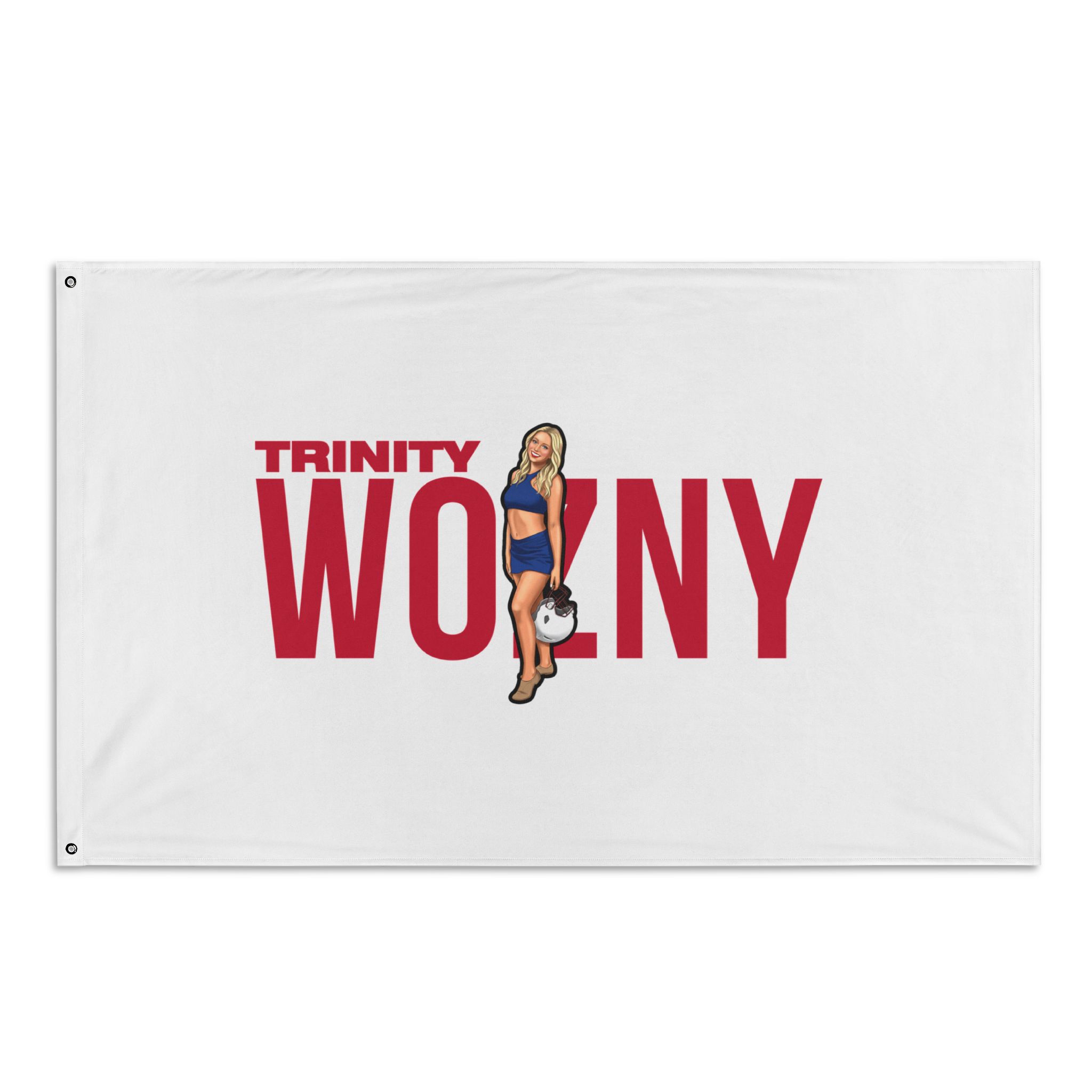 Flag (35 × 56 in) — character_player_name in Classic