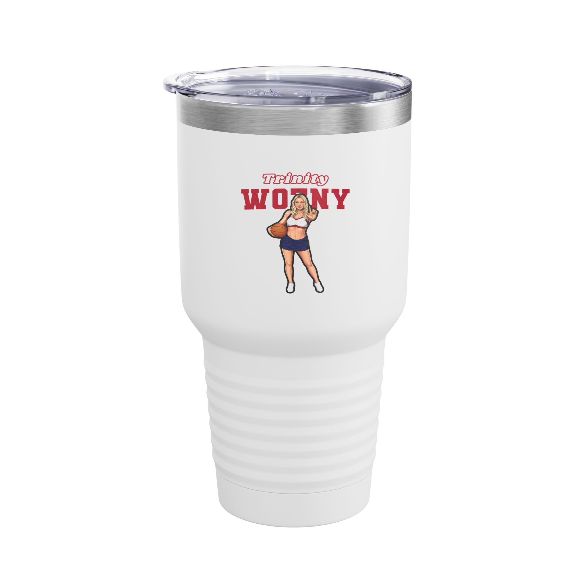30oz Tumbler — character_name_arch in White