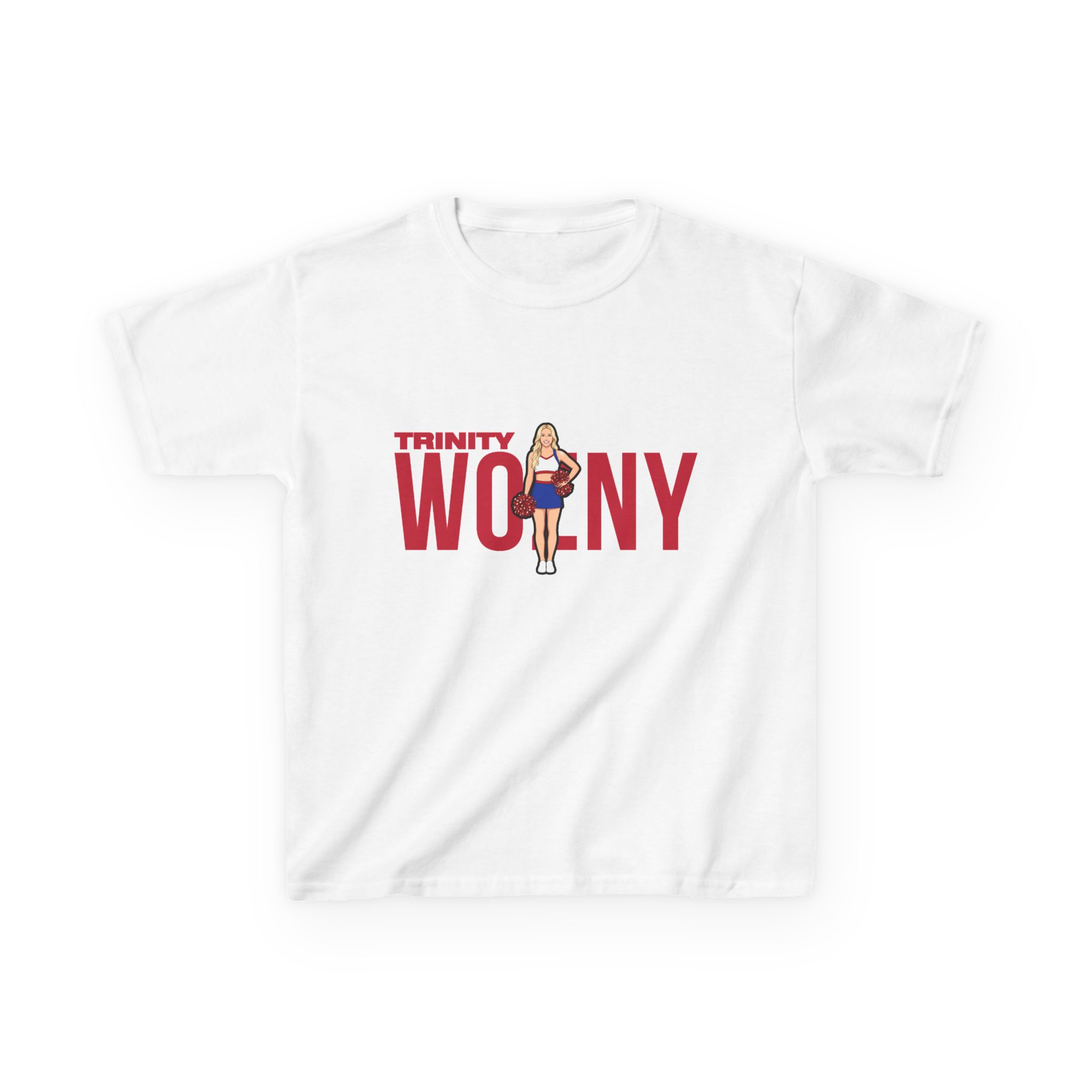 Youth Tee — character_player_name in White