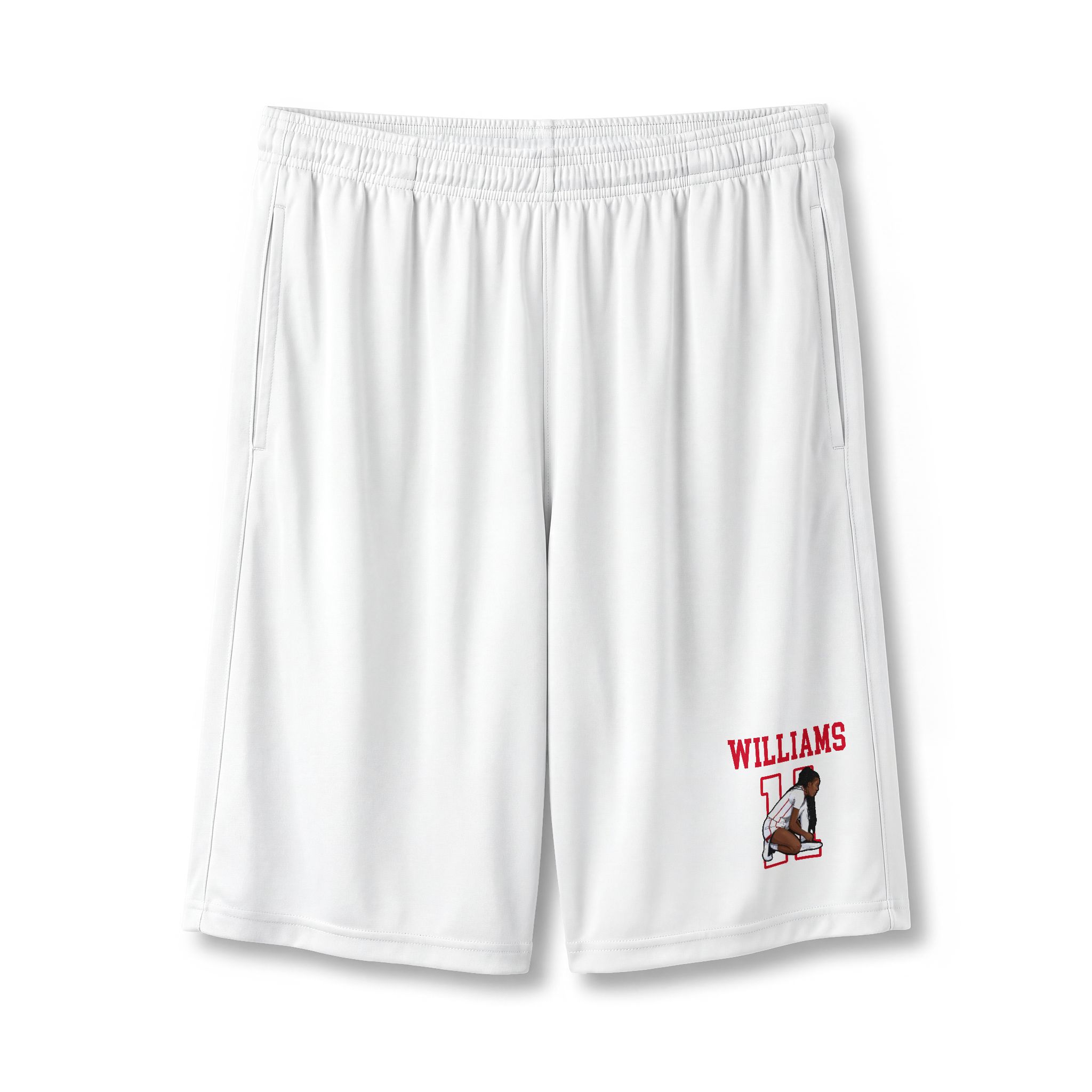 Shorts — character_shirsey in White