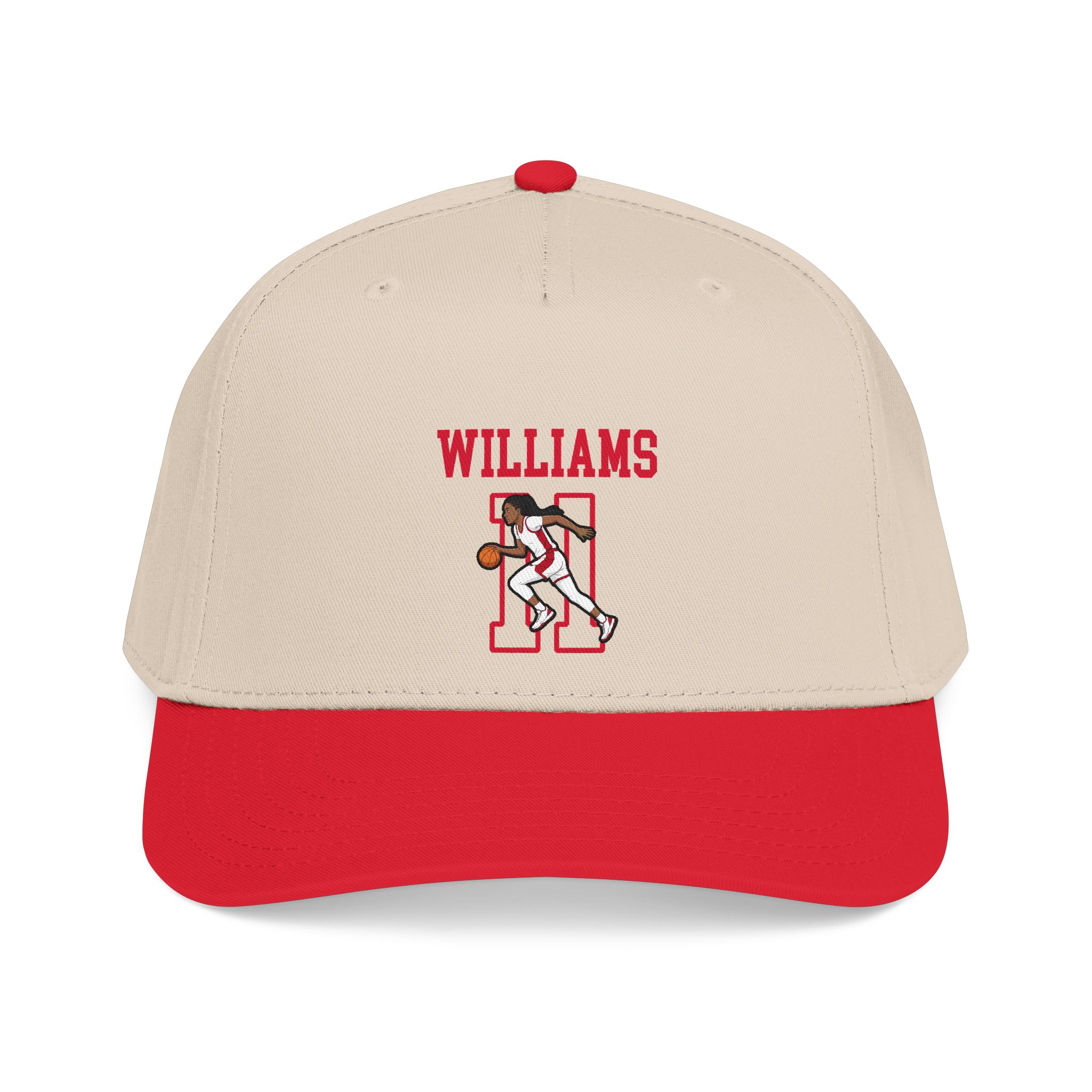 Baseball Cap — character_shirsey in Red / Natural