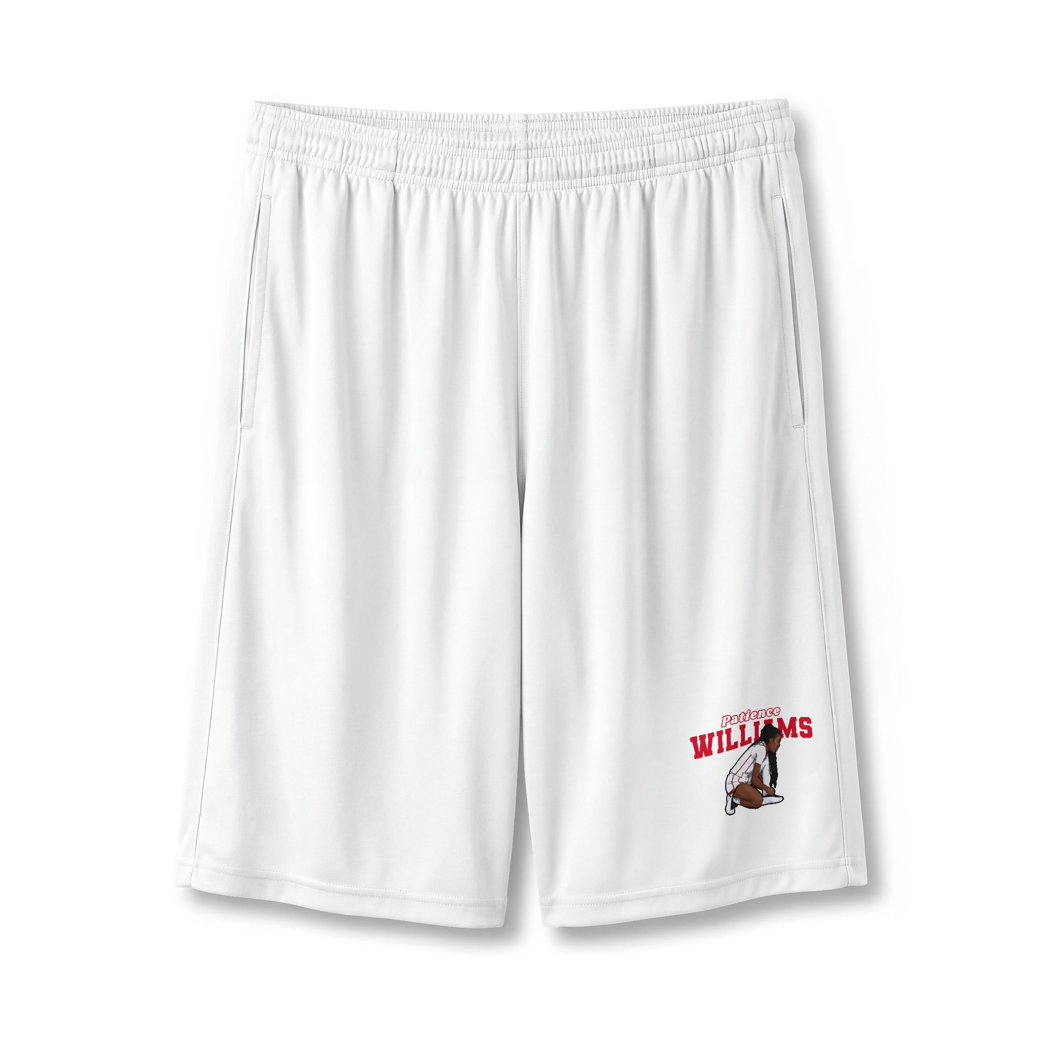 Shorts — character_name_arch in White