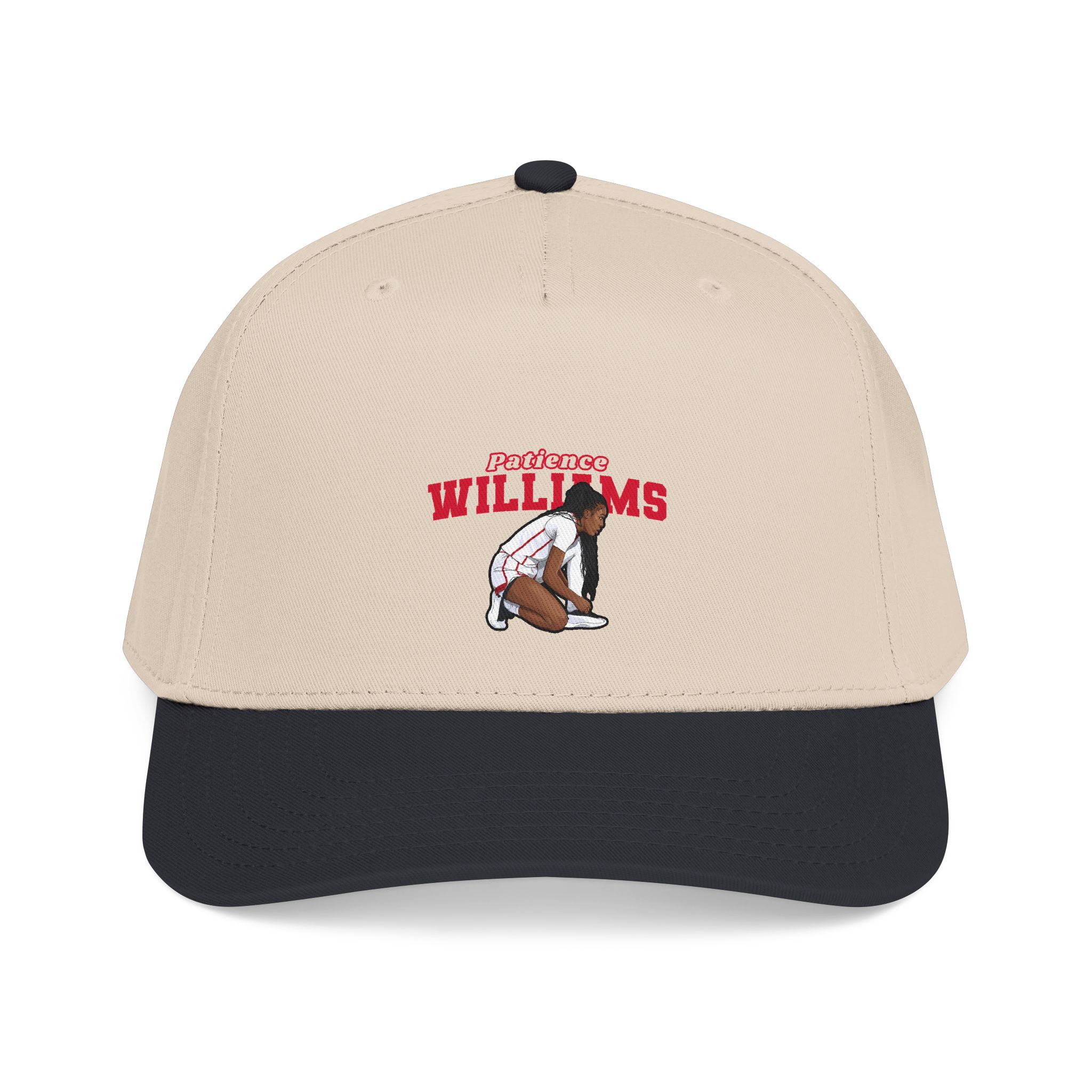 Baseball Cap — character_name_arch in Black / Natural