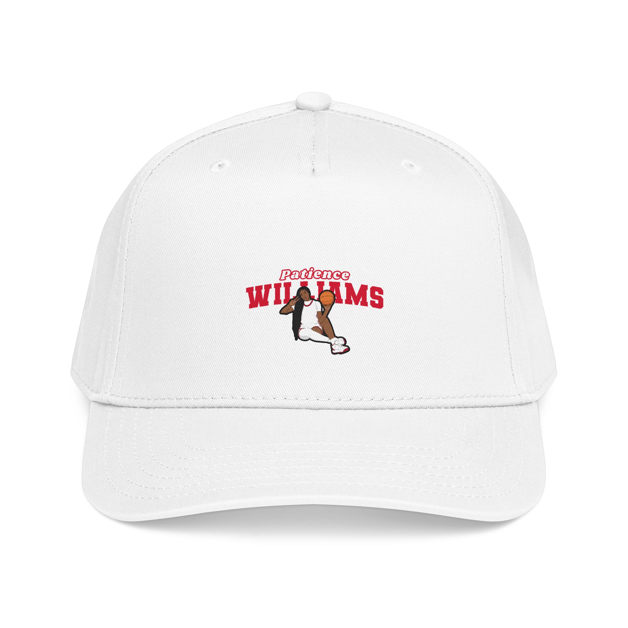 Baseball Cap — character_name_arch in White