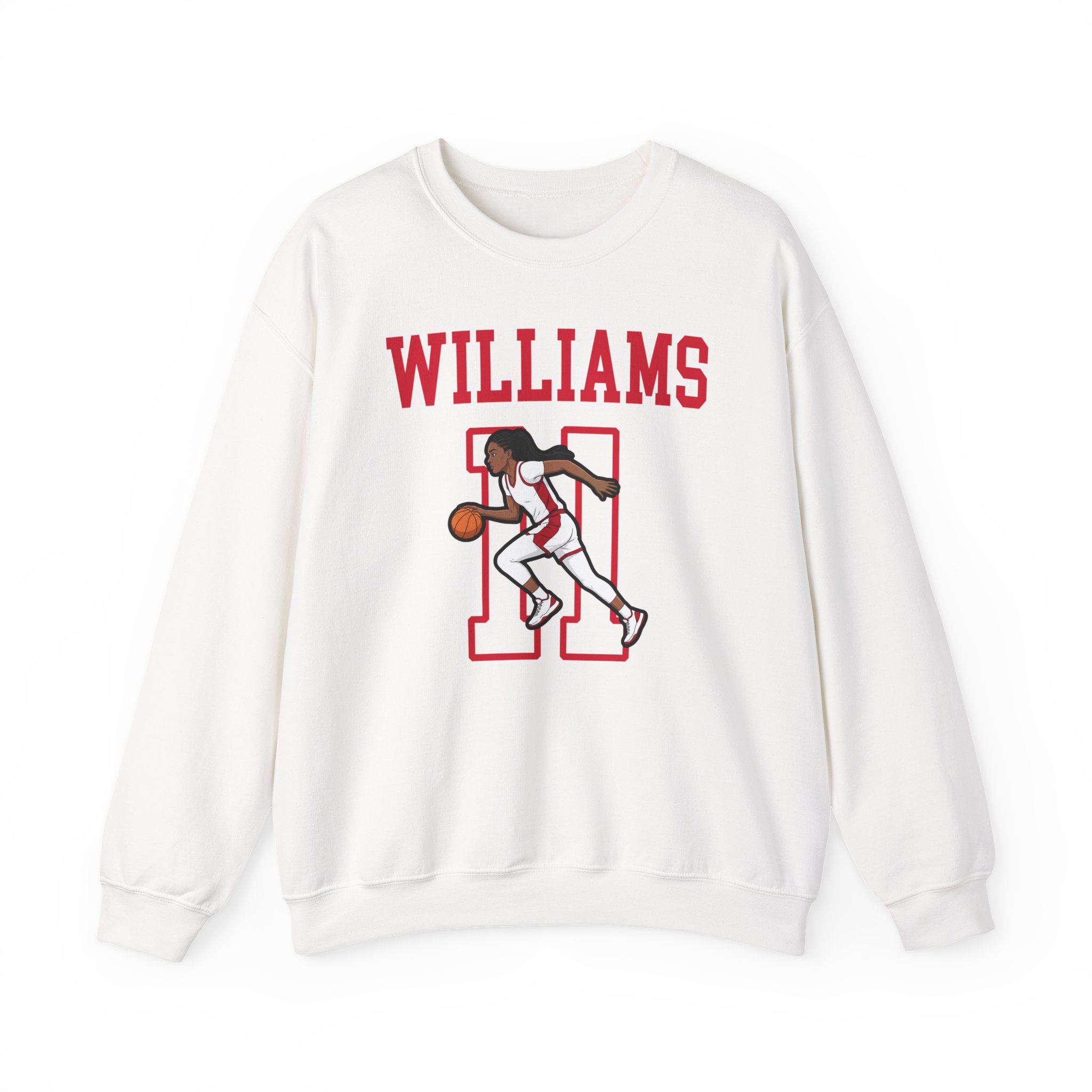 Crewneck Sweatshirt — character_shirsey in White